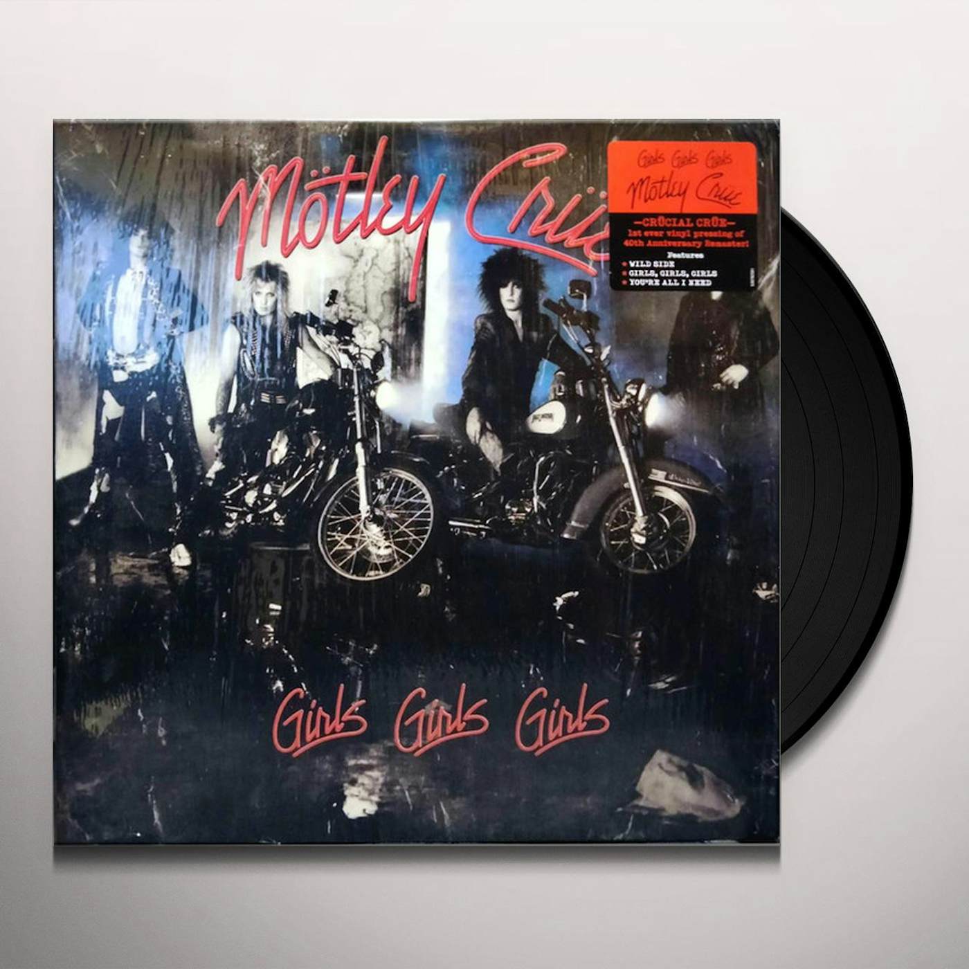 Mötley Crüe Girls, Girls, Girls Vinyl Record