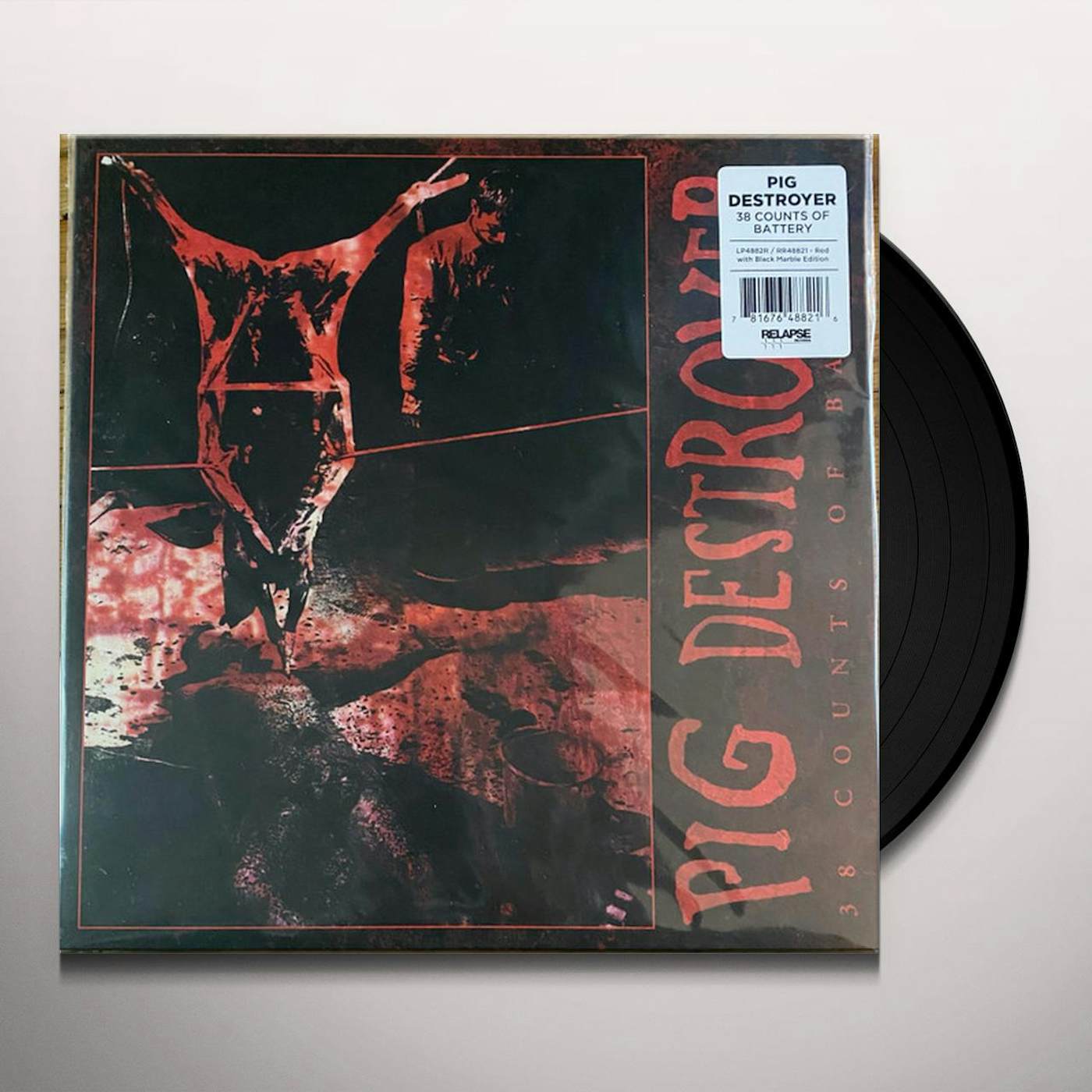 Pig Destroyer 38 Counts of Battery Vinyl Record