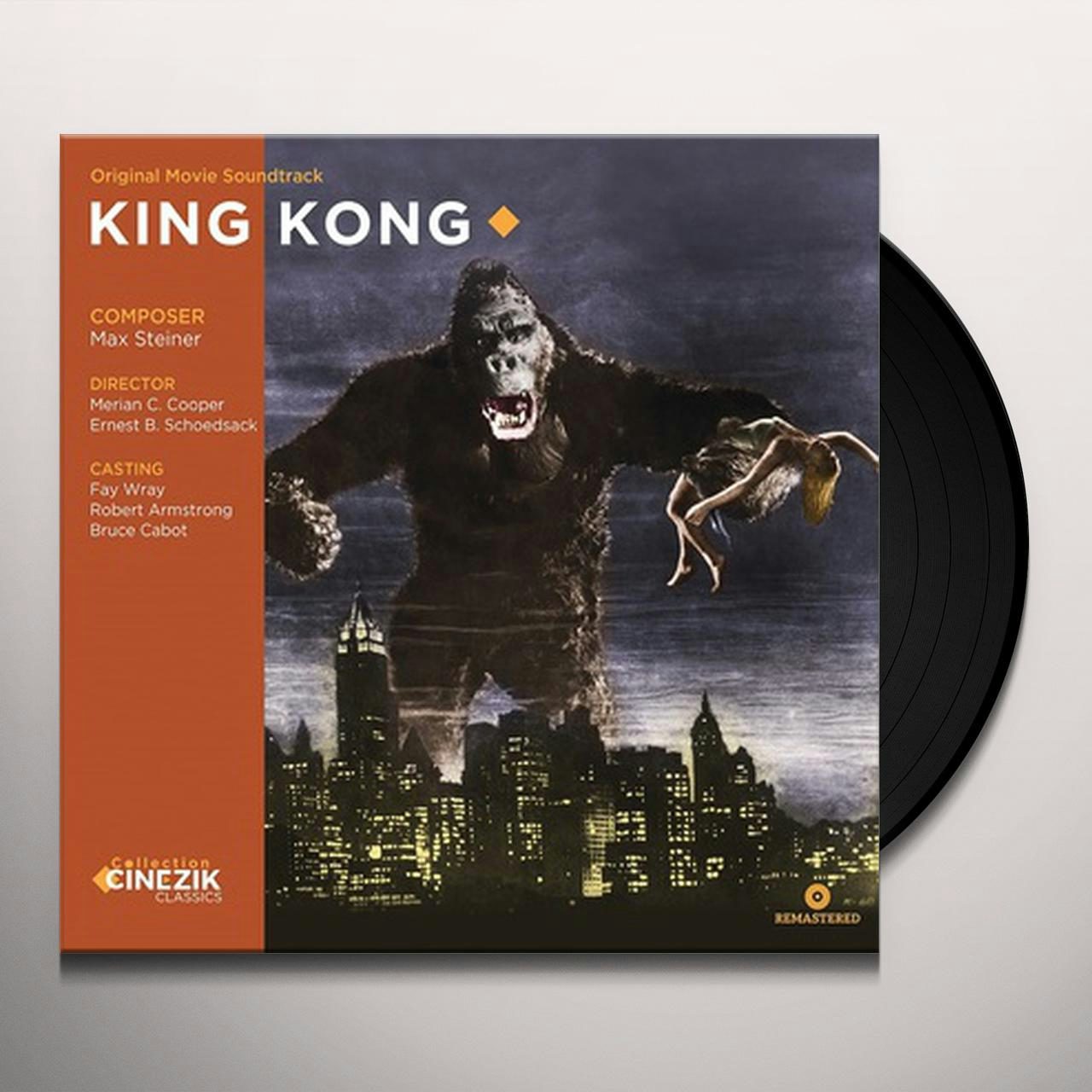 Max Steiner KING KONG / Original Soundtrack Vinyl Record