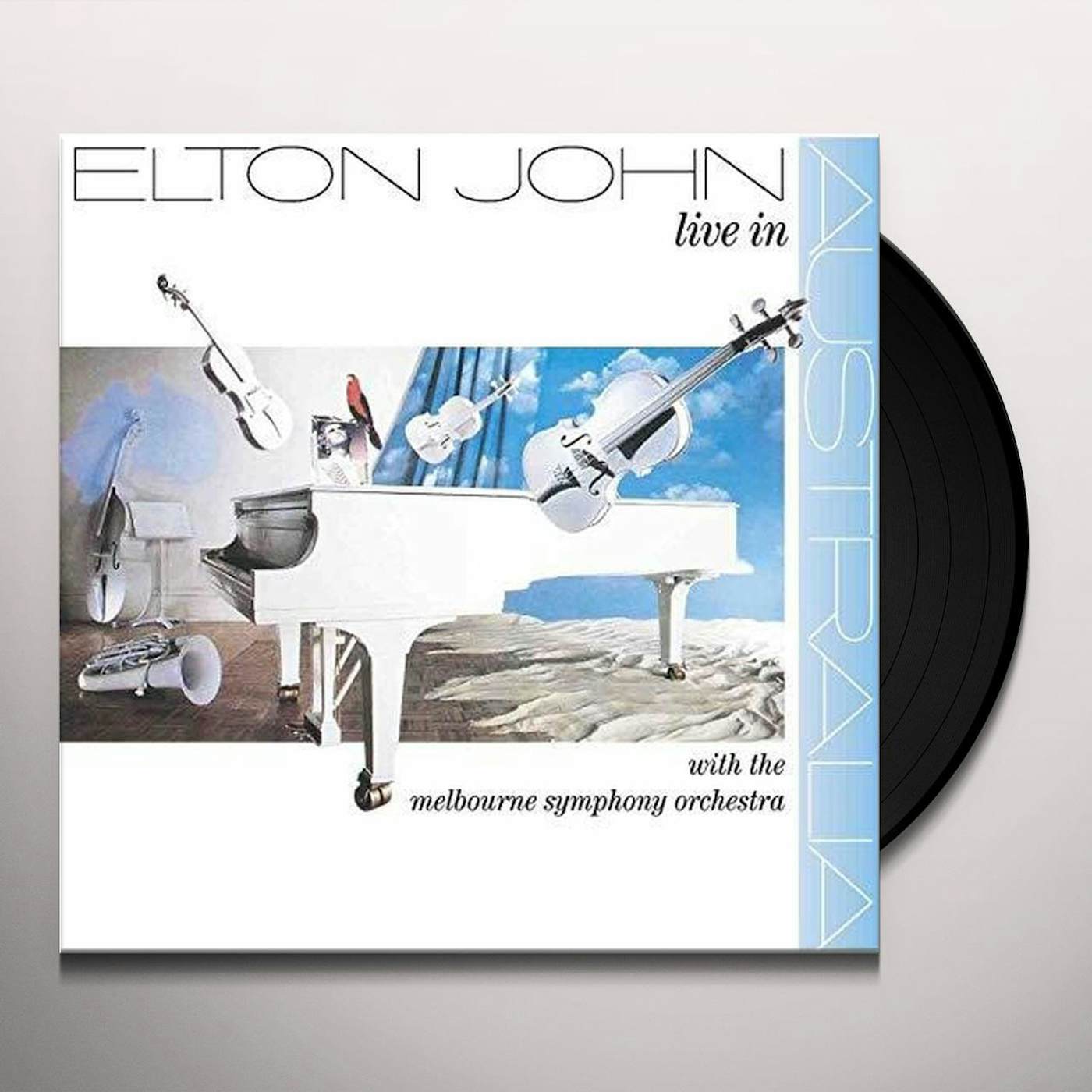 Elton John LIVE IN AUSTRALIA WITH THE MELBOURNE SYMPHONY ORC Vinyl Record