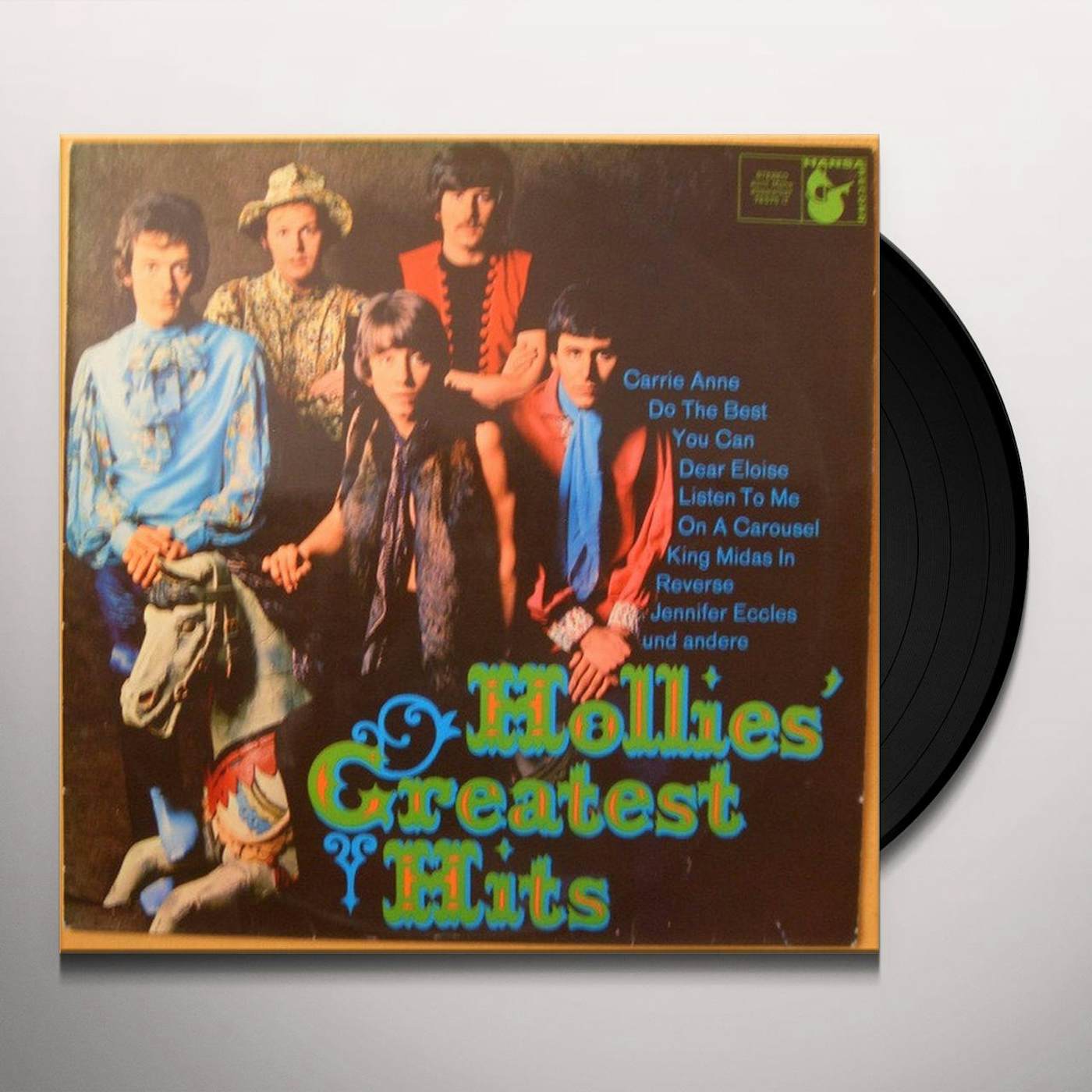 The Hollies GREATEST HITS Vinyl Record