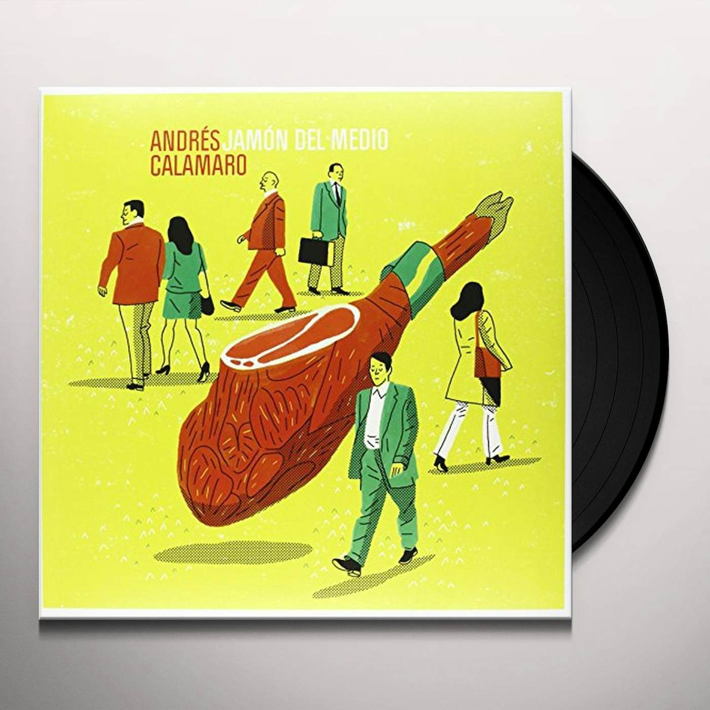 Andrés Calamaro JAMON DEL MEDIO Vinyl Record