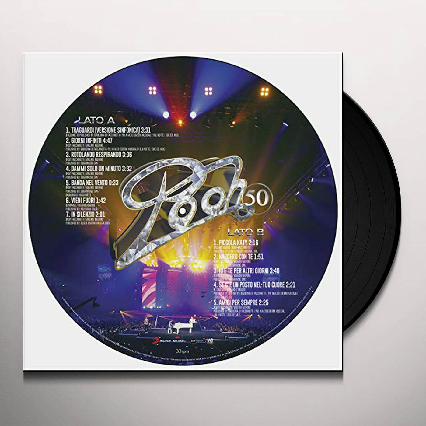 Pooh L'ULTIMO ABBRACCIO: PICTURE 1 Vinyl Record