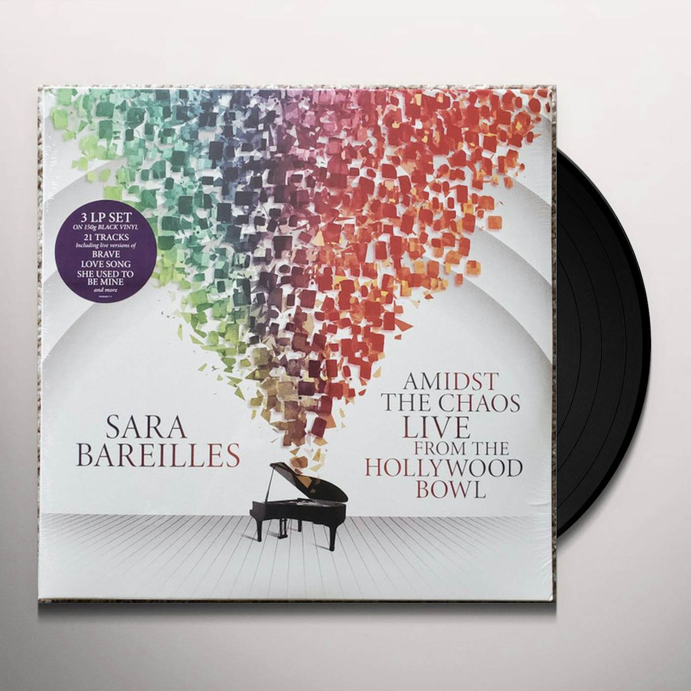 Sara Bareilles AMIDST THE CHAOS: LIVE FROM THE HOLLYWOOD BOWL (3LP/150G) Vinyl Record