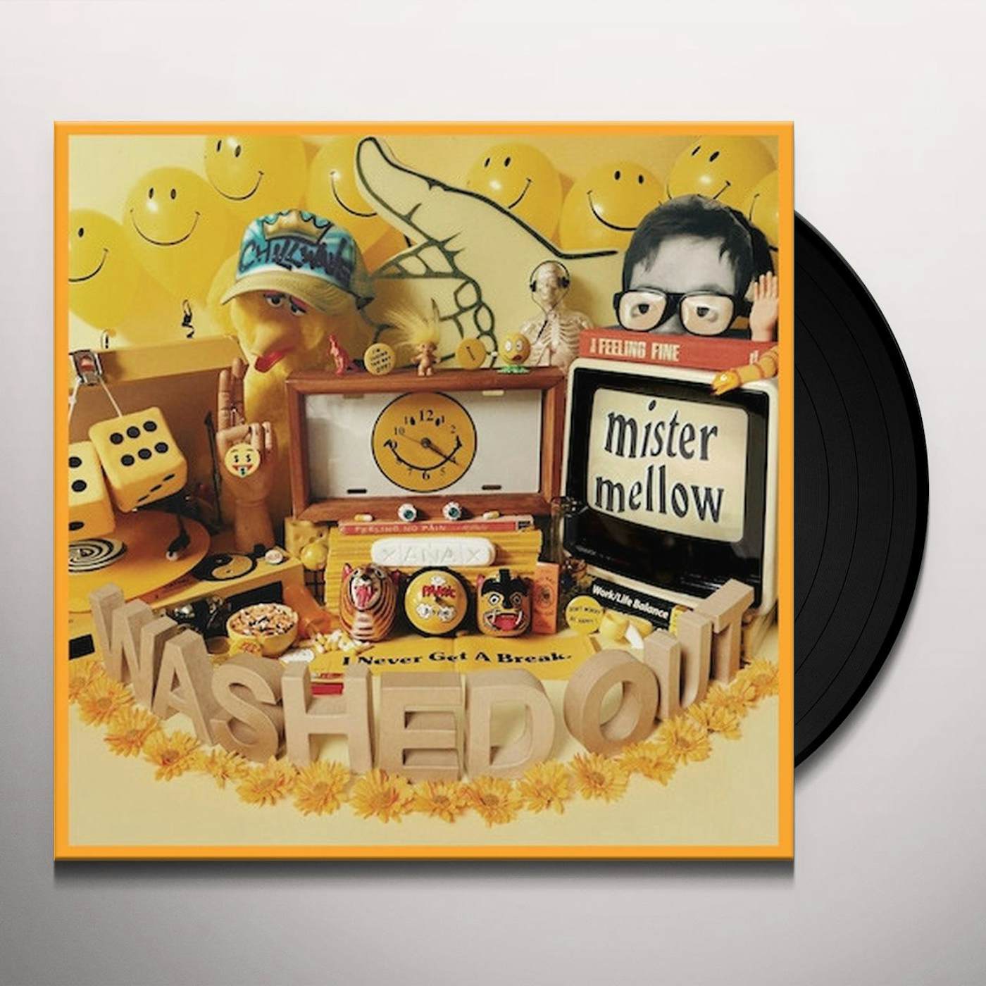 Washed Out MISTER MELLOW (YELLOW VINYL LP) Vinyl Record