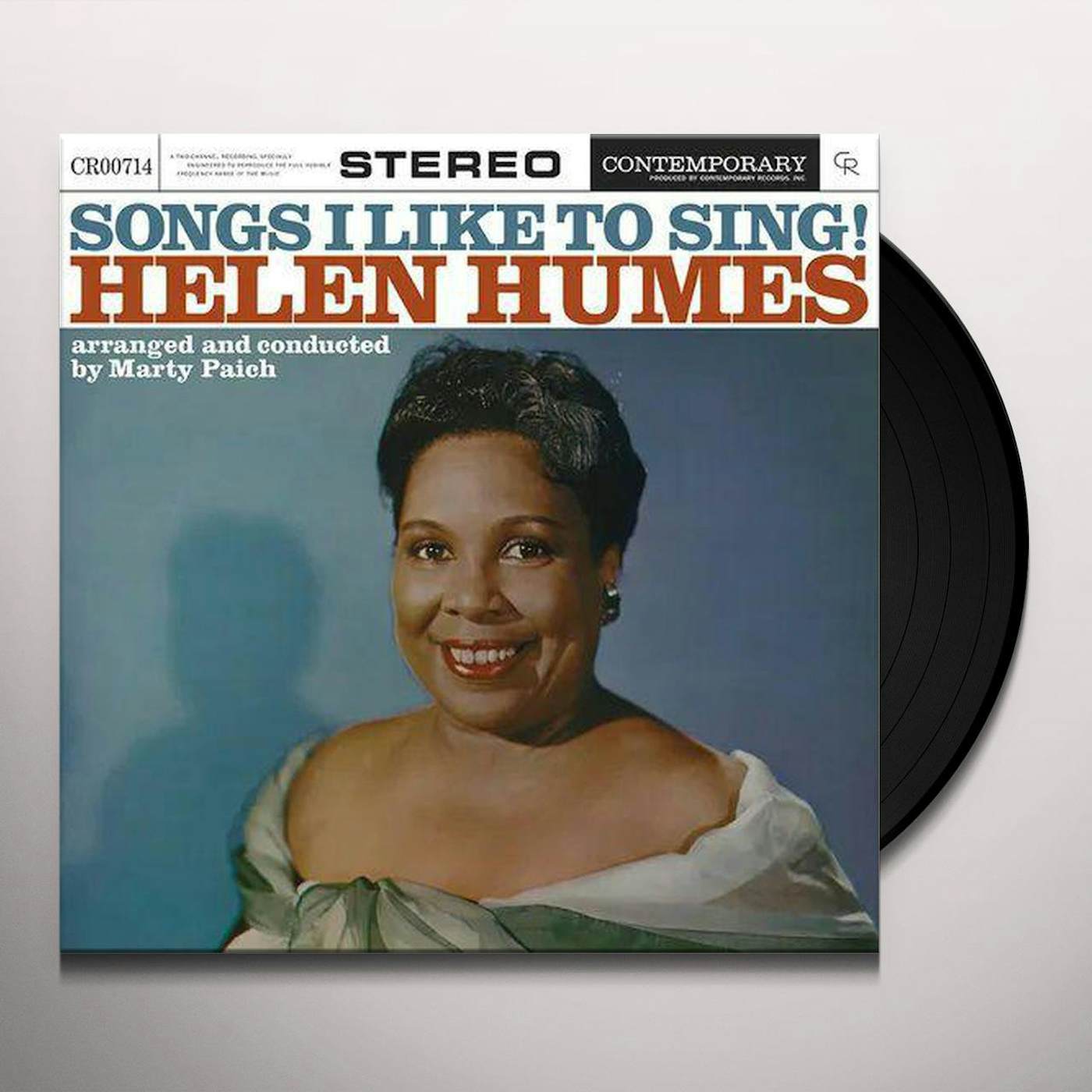 Helen Humes Songs I Like To Sing (Contemporary Records) Vinyl Record
