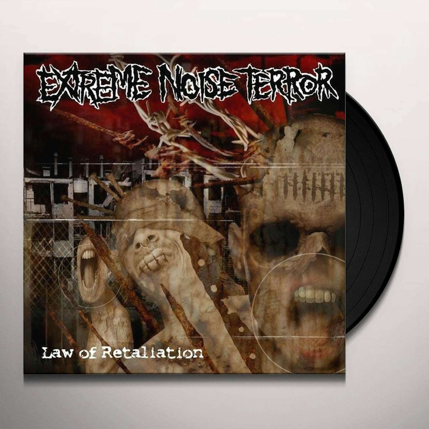 Extreme Noise Terror LAW OF RETALIATION Vinyl Record - Sweden Release