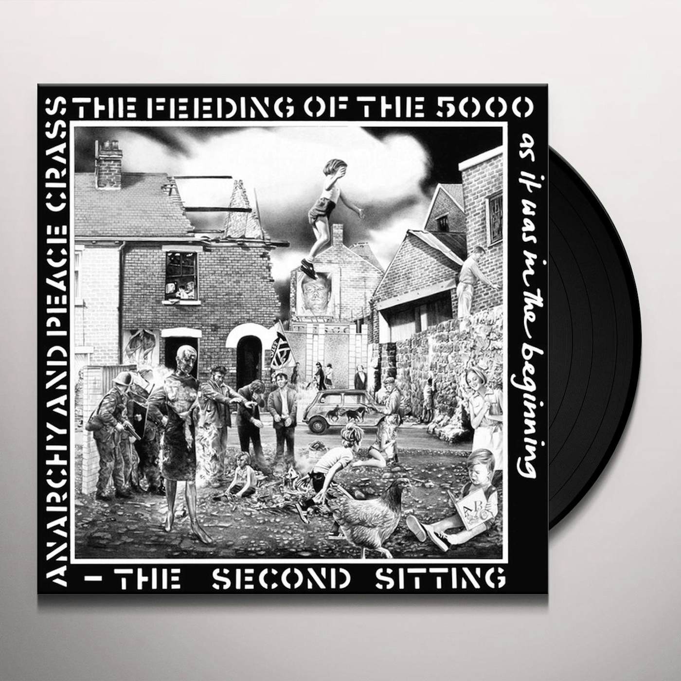 Crass FEEDING OF THE FIVE THOUSAND (THE SECOND SITTING) Vinyl Record