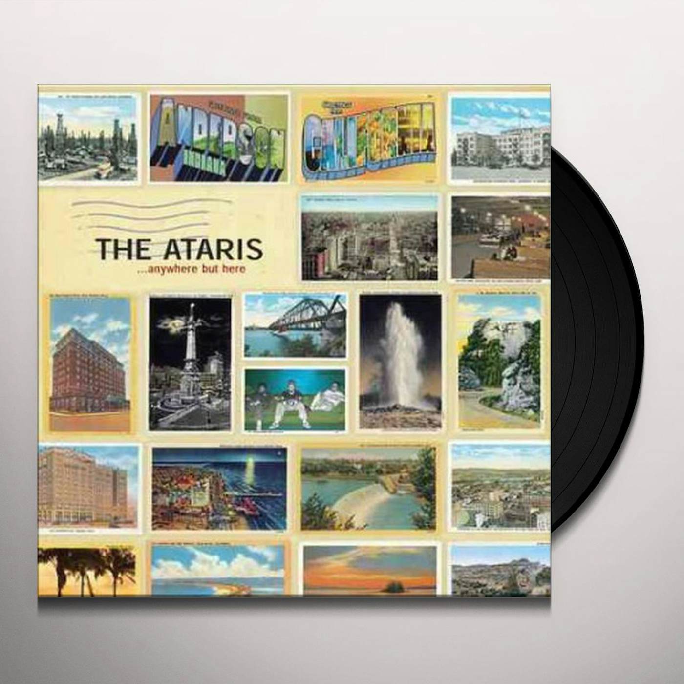 The Ataris ANYWHERE BUT HERE Vinyl Record