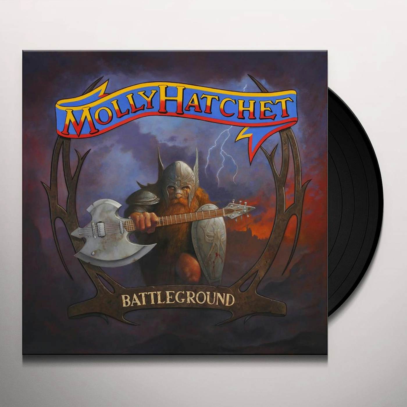 Molly Hatchet BATTLEGROUND Vinyl Record