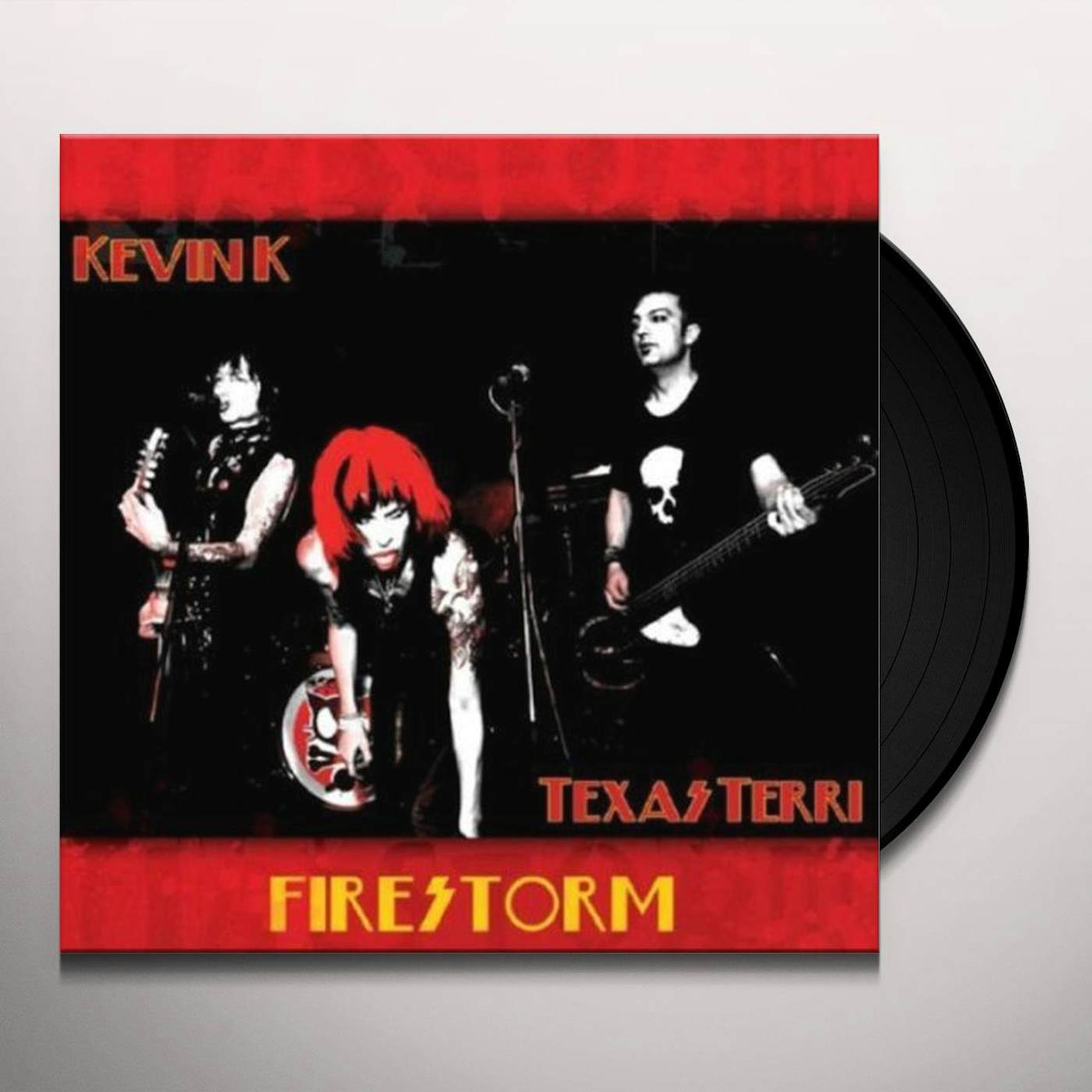 Kevin K.& Texas Terr FIRESTORM Vinyl Record