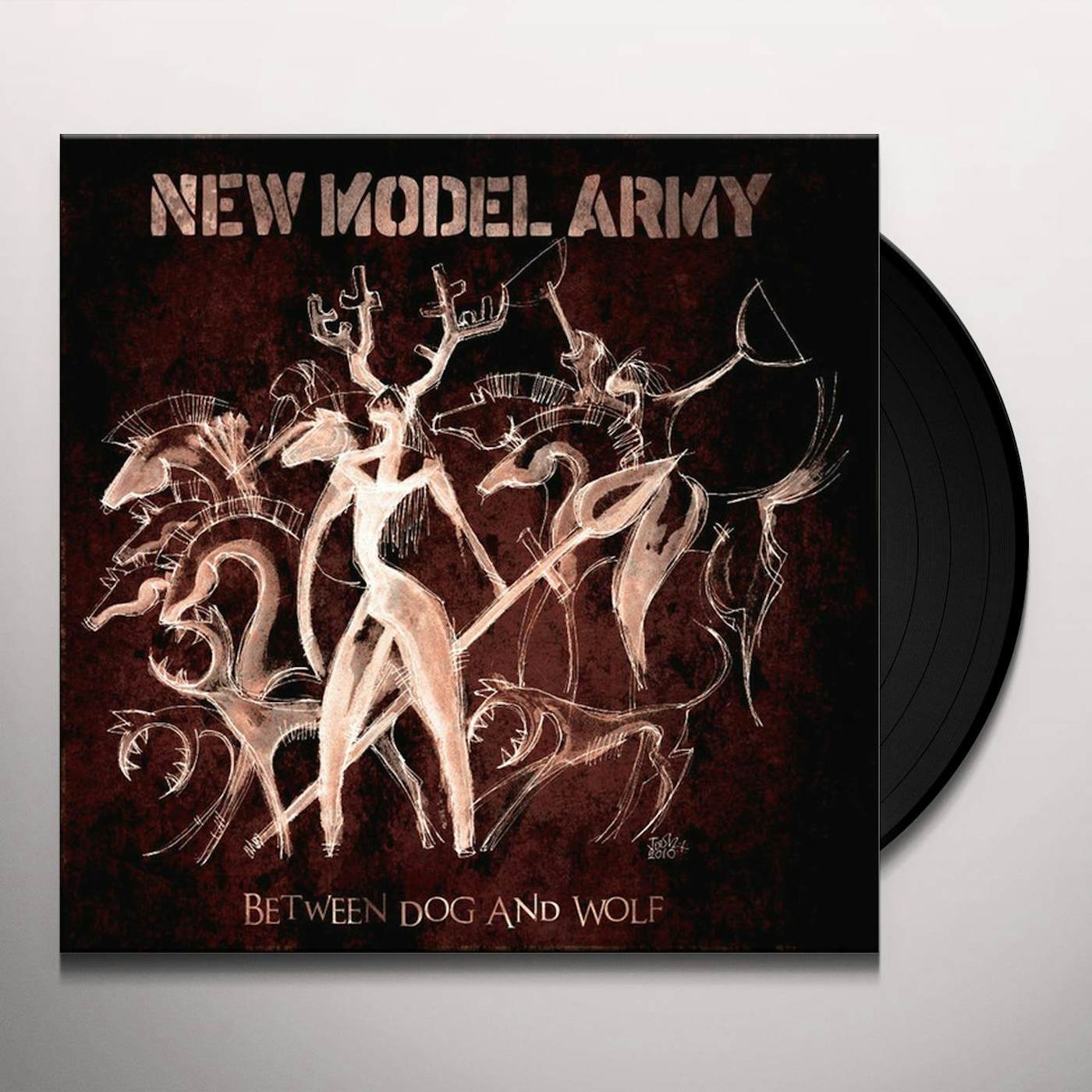 New Model Army Between Dog And Wolf Vinyl Record
