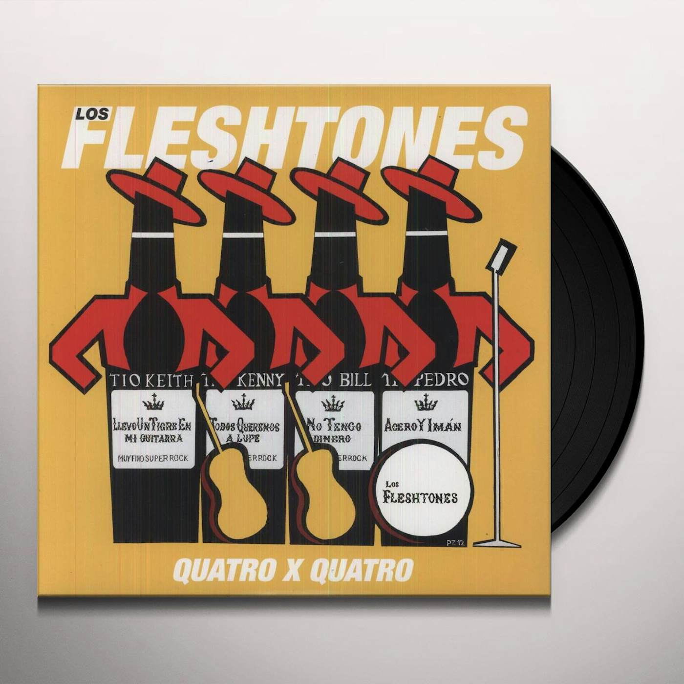 The Fleshtones Quatro x Quatro Vinyl Record