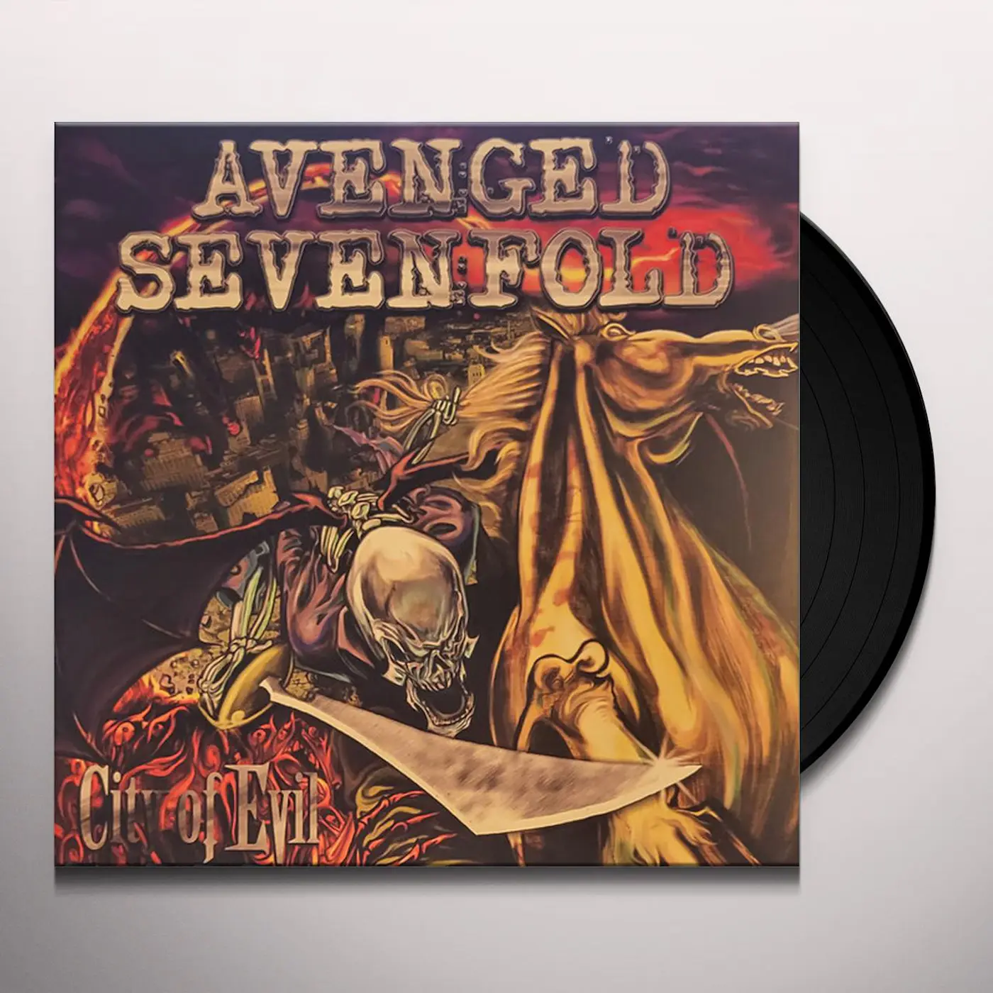 Avenged Sevenfold CITY OF EVIL Vinyl Record