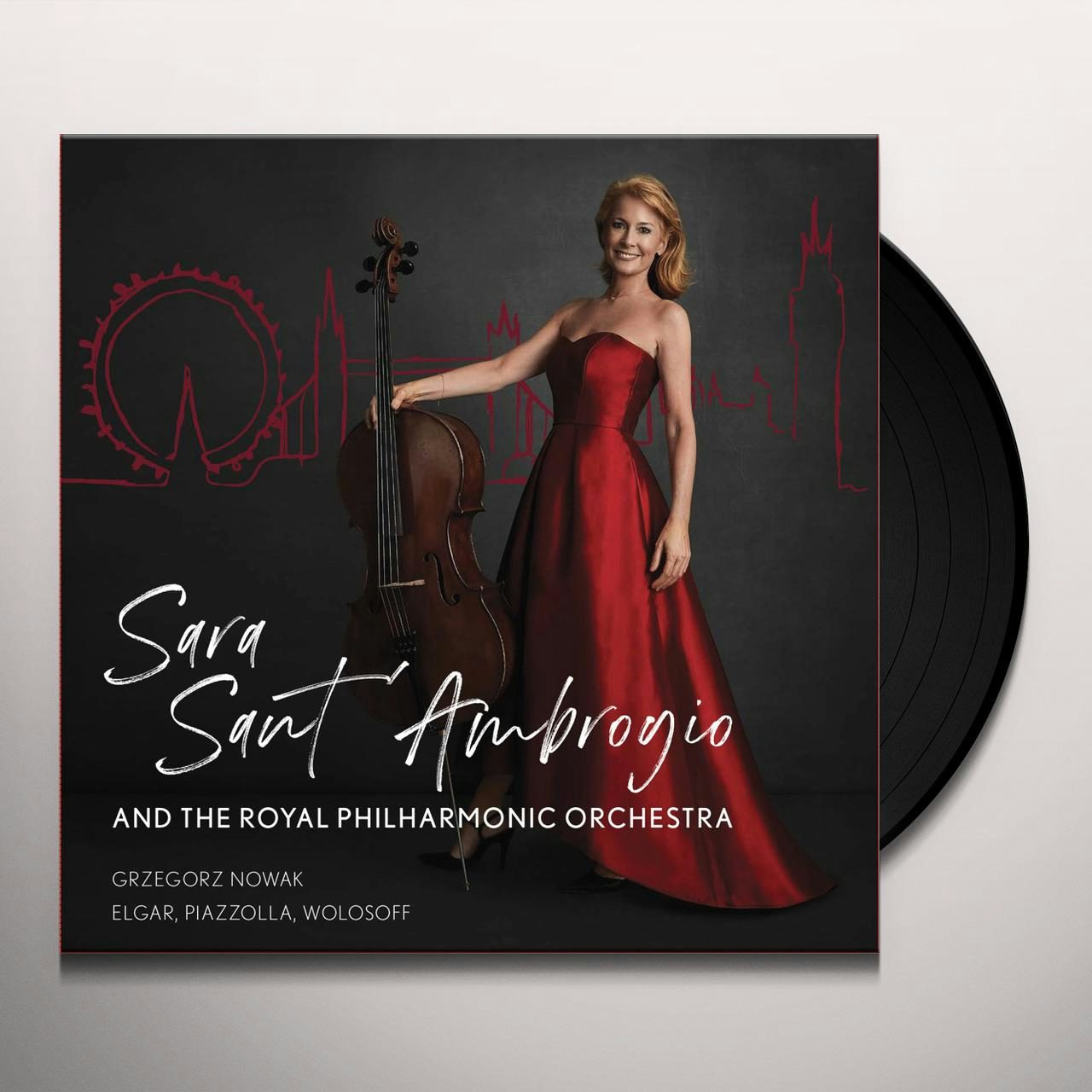 Sara Sant'Ambrogio ELGAR PIAZOLLA WOLOSOFF CD