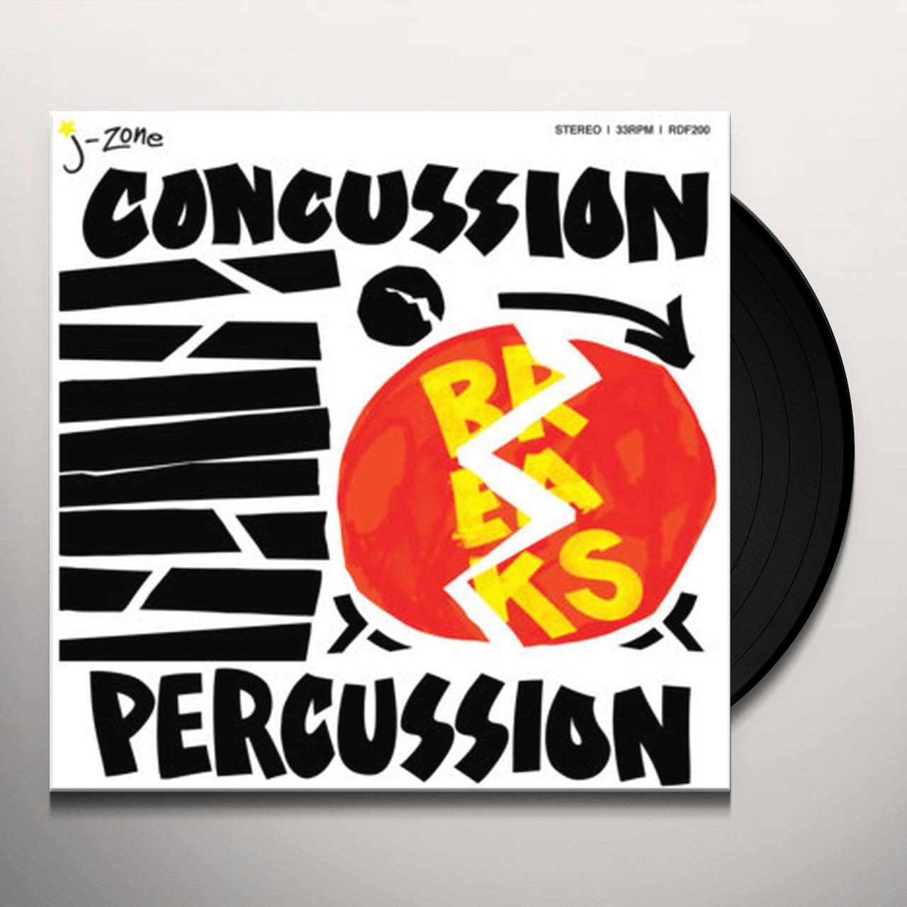 JZone CONCUSSION PERCUSSION Vinyl Record