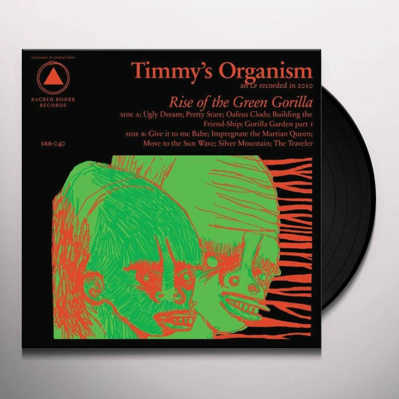 Timmy's Organism Rise of the Green Gorilla Vinyl Record