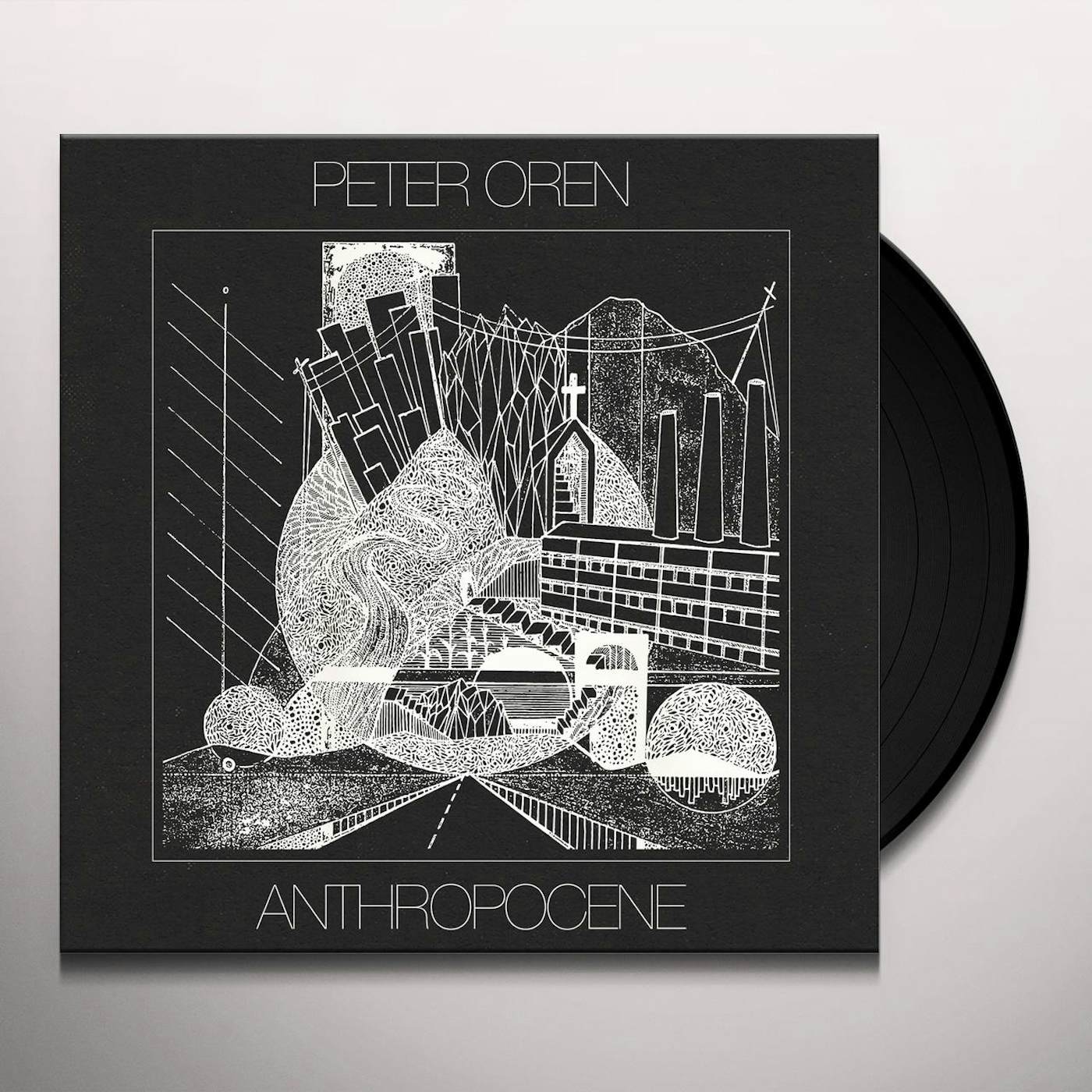 Peter Oren Anthropocene (Clear w/Black Splatter) Vinyl Record