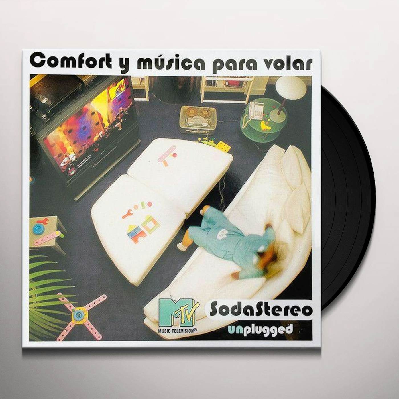 Soda Stereo COMFORT Y MUSICA PARA VOLAR: MTV UNPLUGGED Vinyl Record