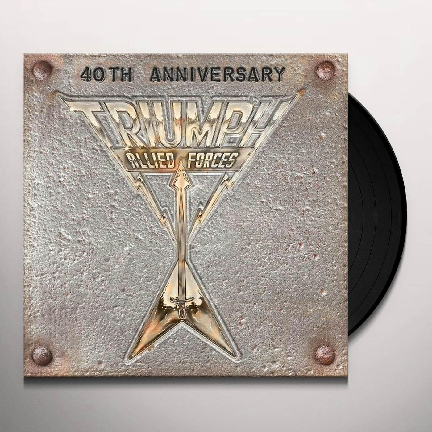 Triumph ALLIED FORCES: 40TH ANNIVERSARY Vinyl Record