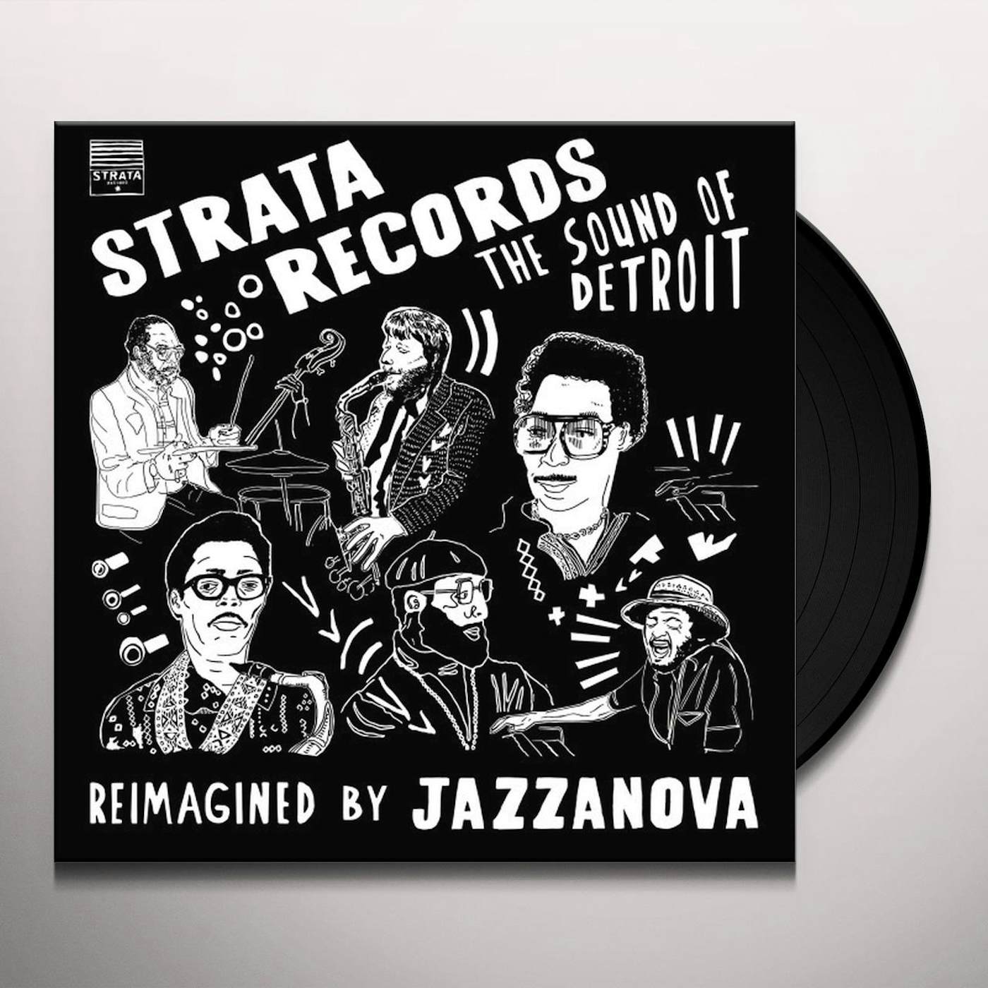 Jazzanova STRATA RECORDS - THE SOUND OF DETROIT - REIMAGINED Vinyl Record
