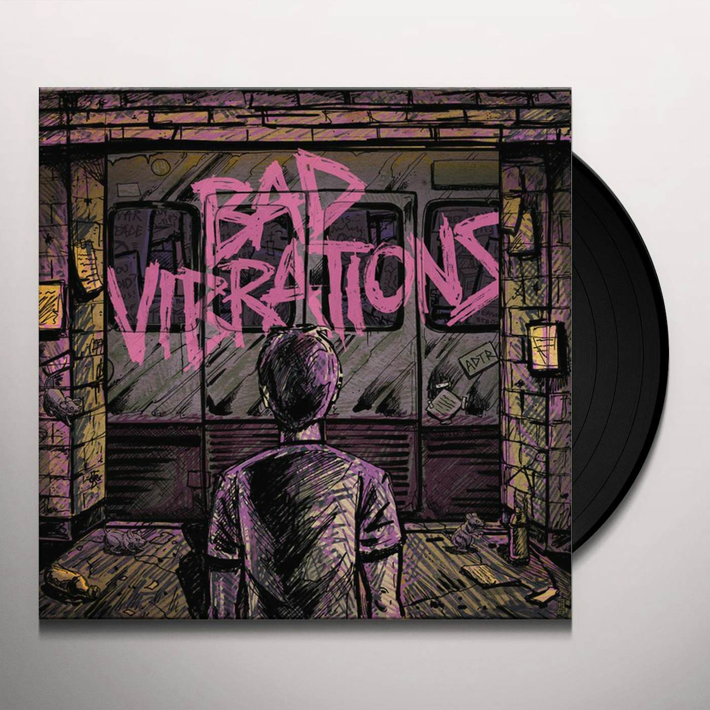 A Day To Remember BAD VIBRATIONS (DL CARD) Vinyl Record