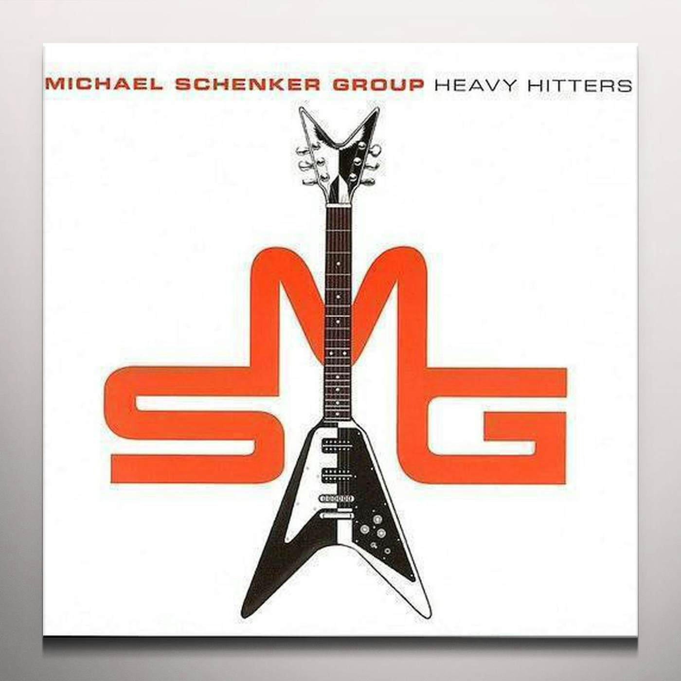 Michael Schenker Group HEAVY HITTERS Vinyl Record - Red Vinyl