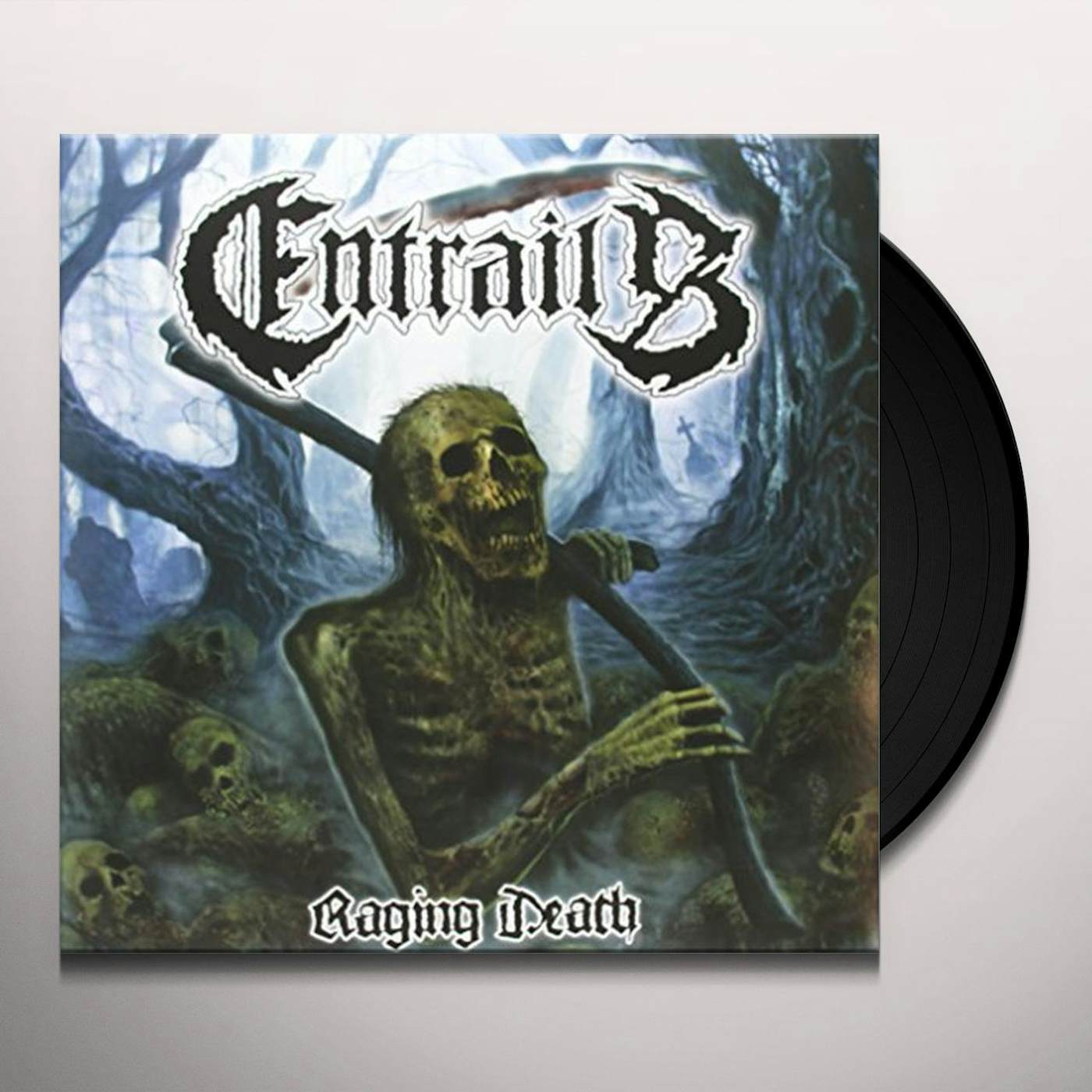 Entrails RAGING DEATH Vinyl Record - Holland Release