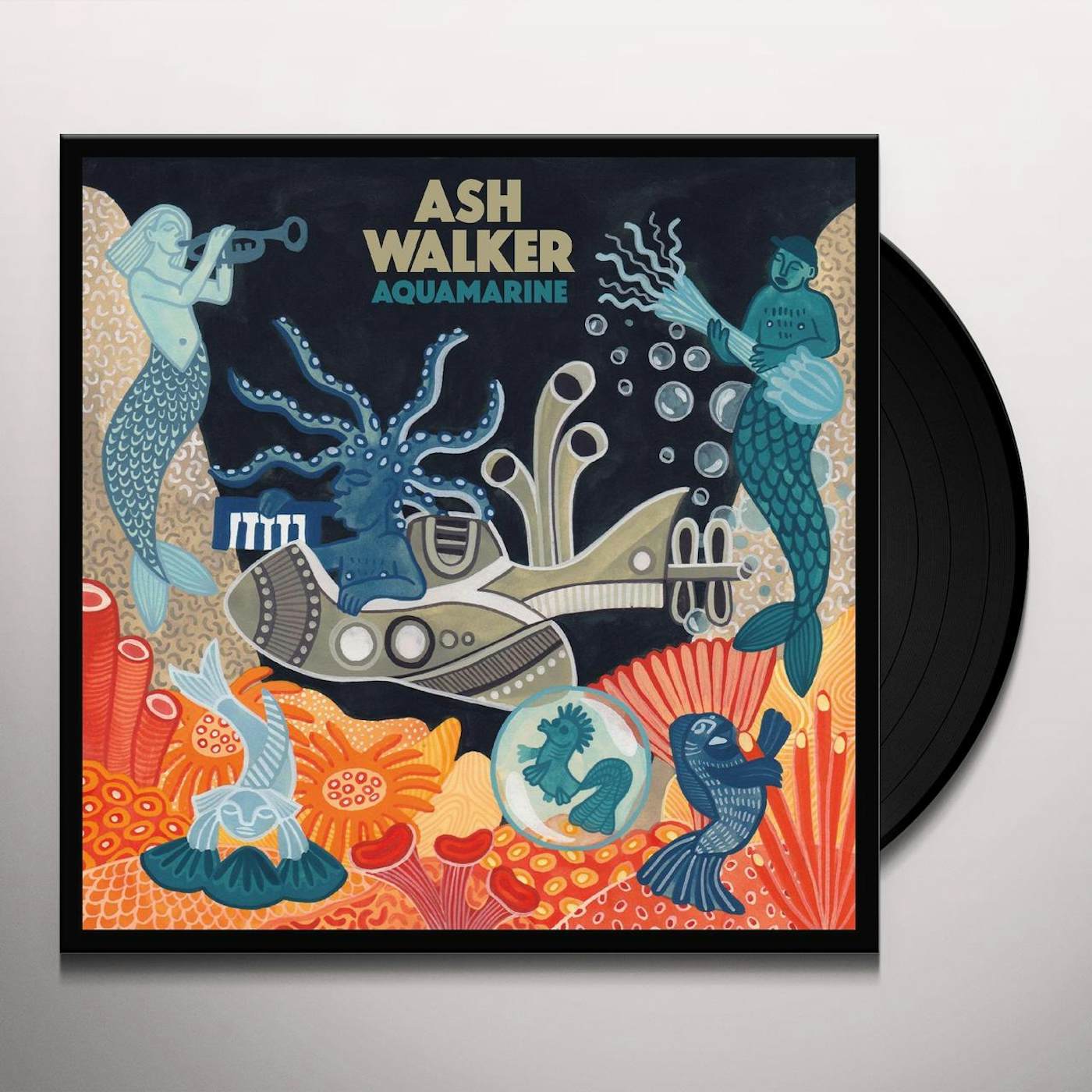 Ash Walker Aquamarine Vinyl Record