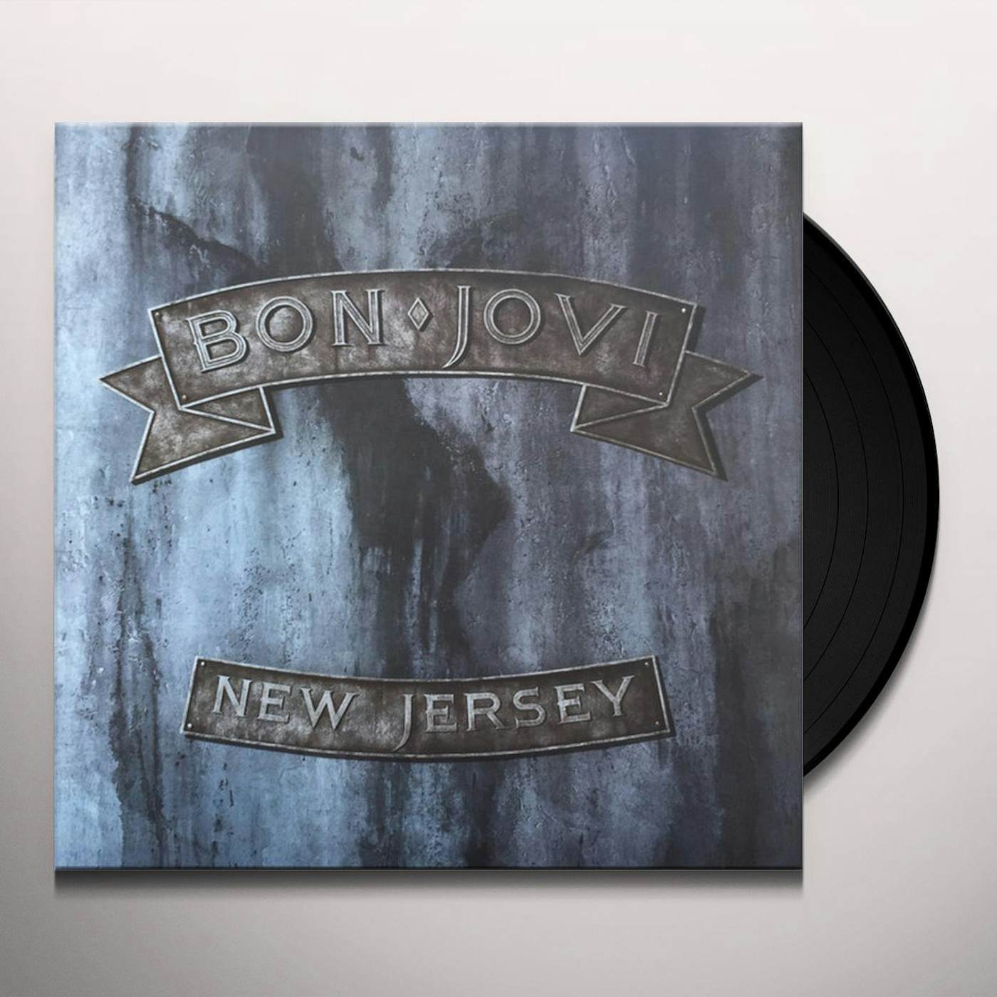 Begyndelsen thespian Græder Bon Jovi New Jersey Vinyl Record