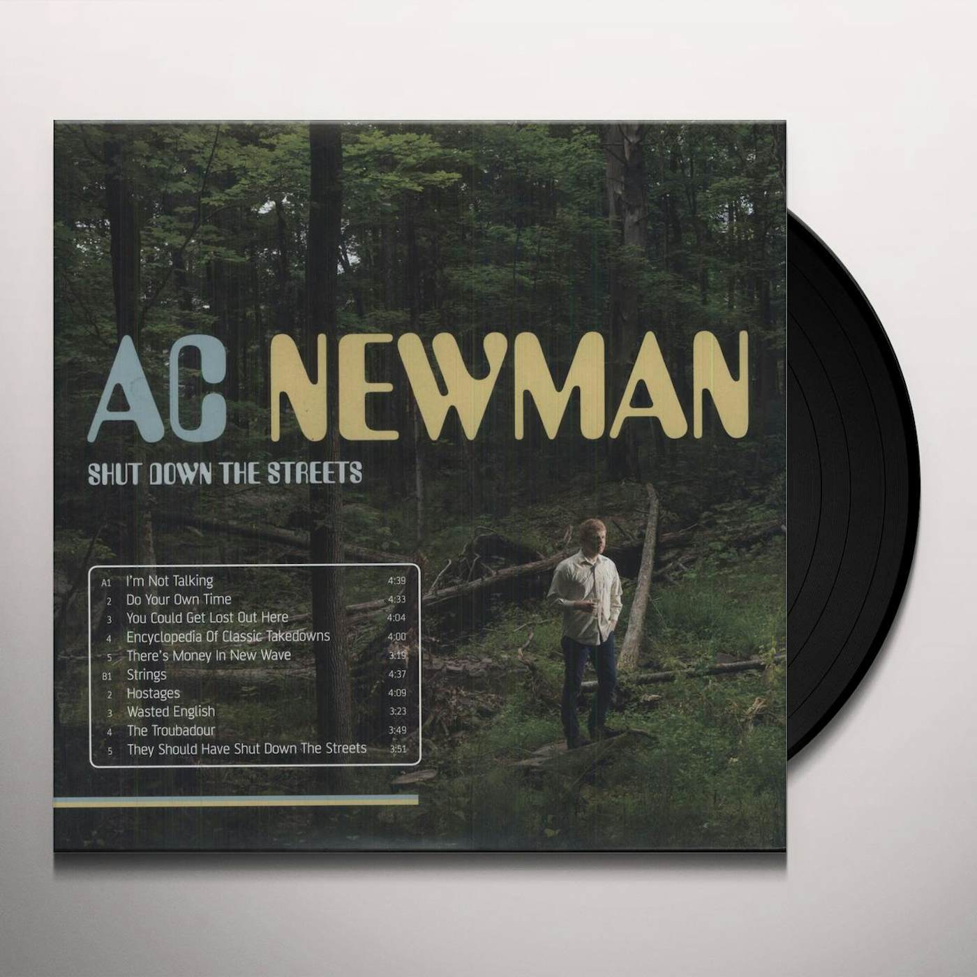 A.C. Newman SHUT DOWN THE STREETS (MPDL) (Vinyl)