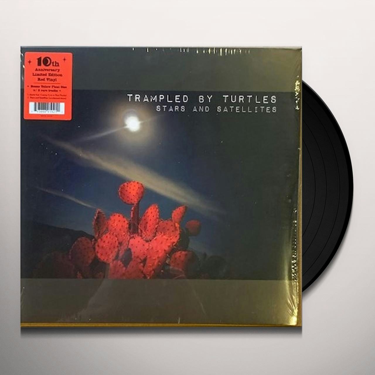 Trampled By Turtles STARS & SATELLITES (10 YEAR ANNIVERSARY/OPAQUE RED ...