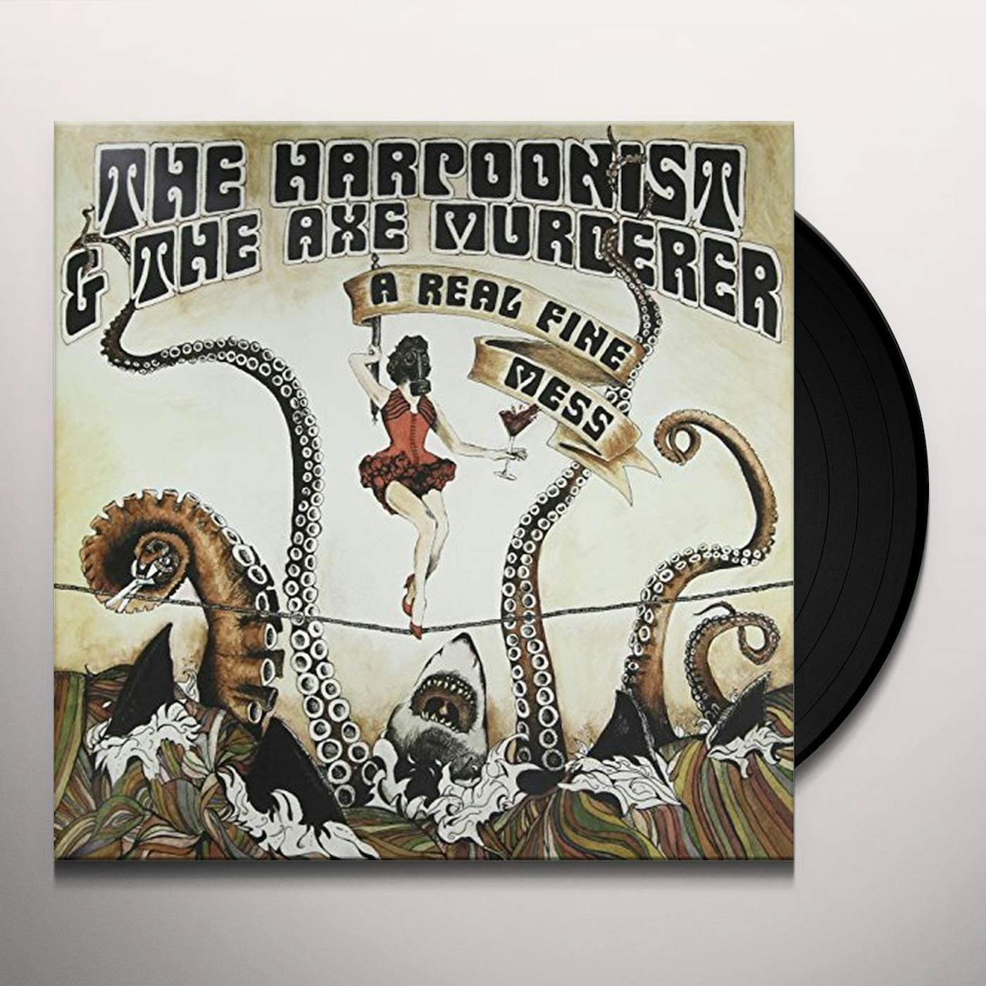 HARPOONIS / AXE MURD REAL FINE MESS (2LP) Vinyl Record