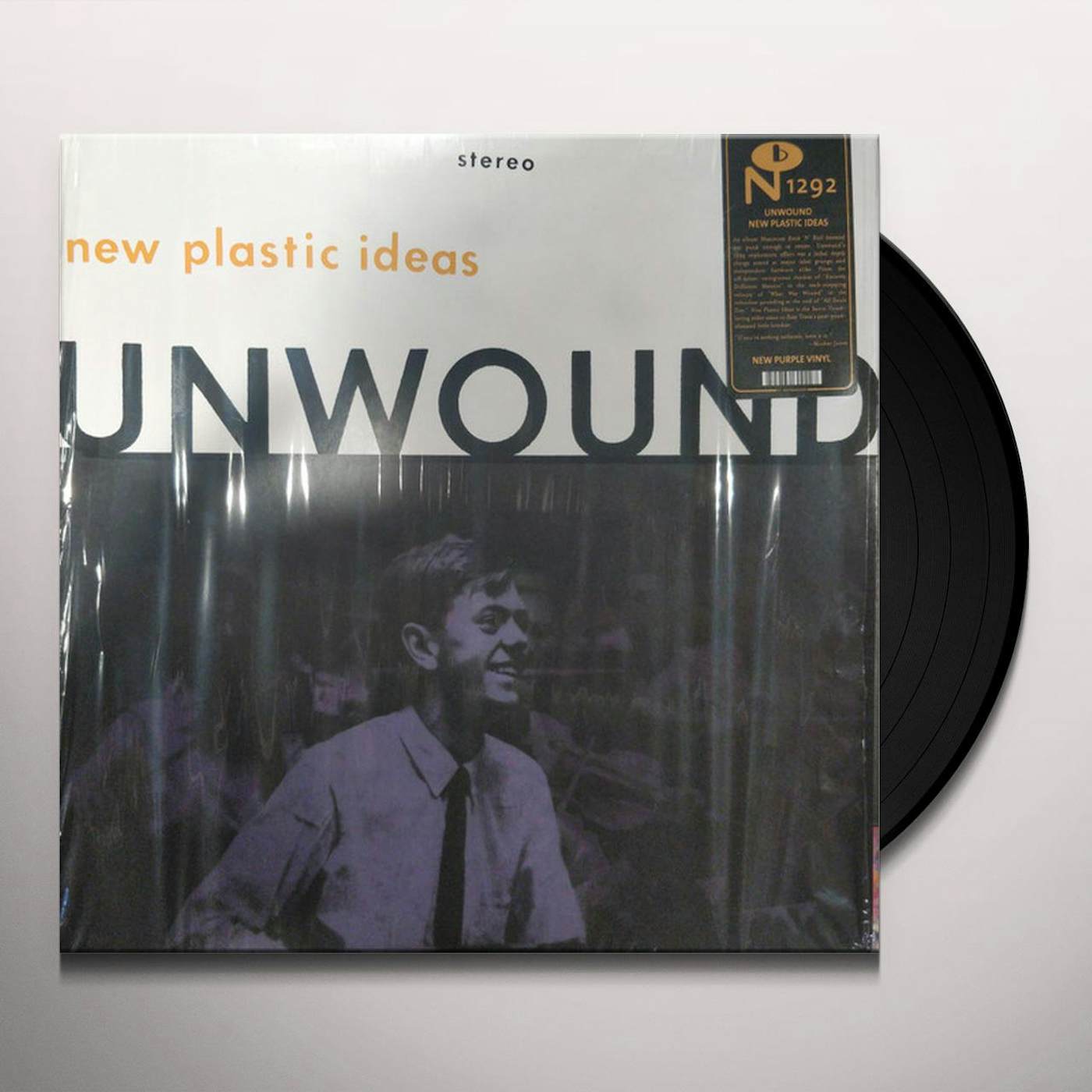 Unwound NEW PLASTIC IDEAS - PURPLE/BLUE Vinyl Record
