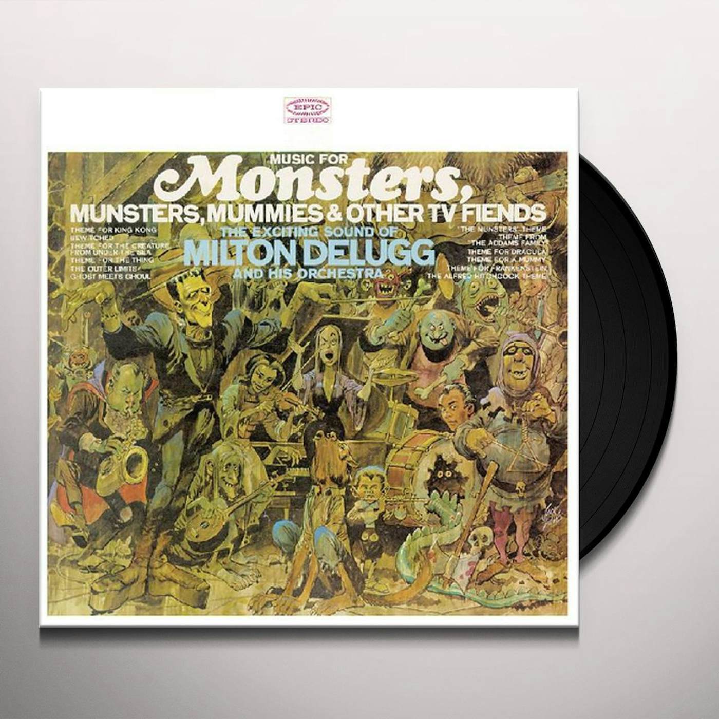 Milton Delugg & Orchestra MUSIC FOR MONSTERS, MUNSTERS, MUMMIES & OTHER TV Vinyl Record