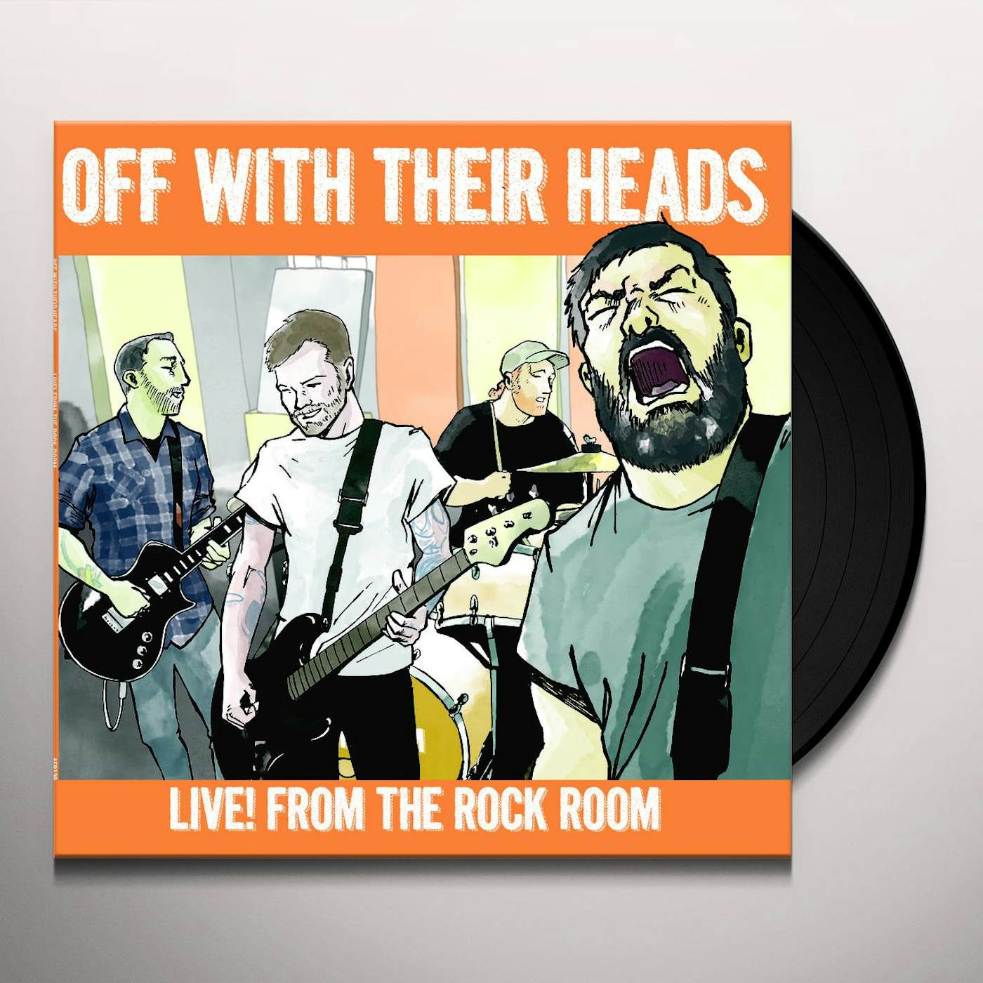 Off With Their Heads LIVE! FROM THE ROCK ROOM Vinyl Record