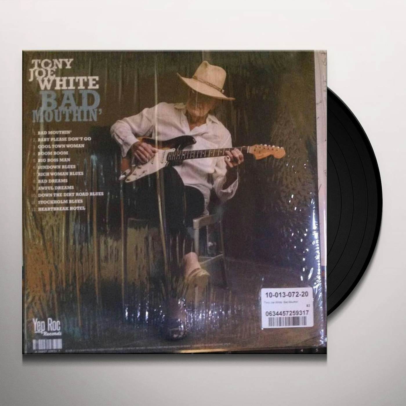 Tony Joe White BAD MOUTHIN (WHITE VINYL) Vinyl Record