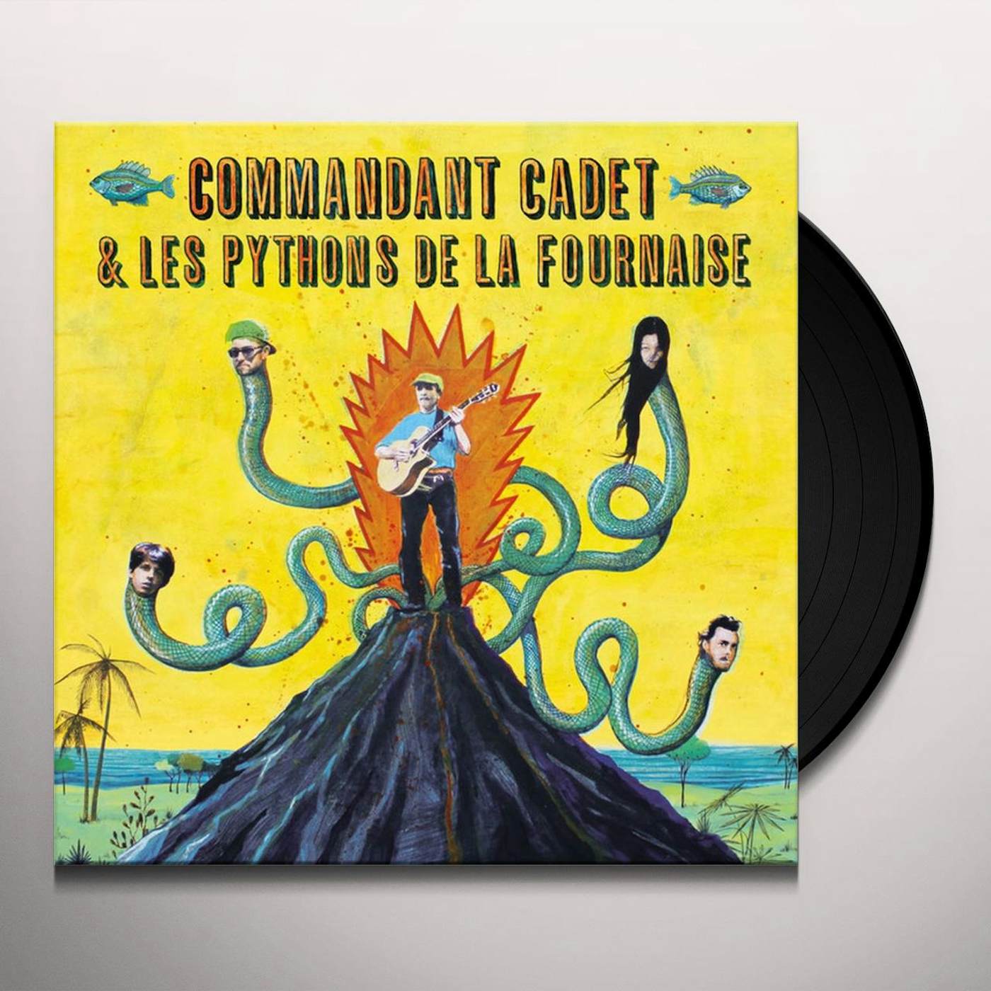 Commandant Cadet & Les Pythons De La Fournaise PREMIAC VIRAZ Vinyl Record