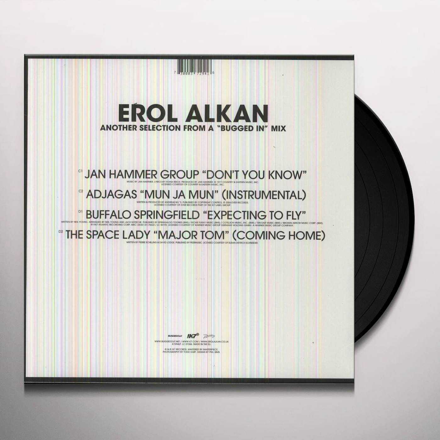 Erol Alkan ANOTHER BUGGED OUT MIX & BUGGED IN SELECTION Vinyl Record
