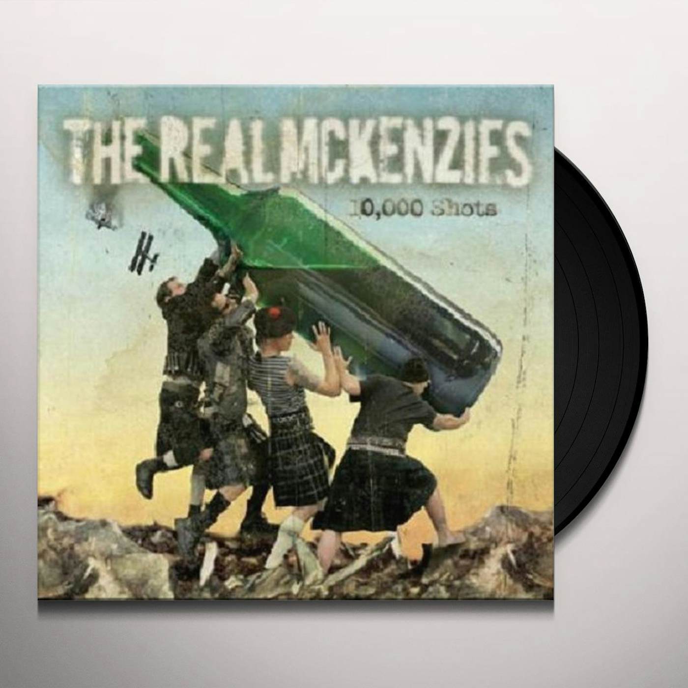 The Real McKenzies 10,000 Shots Vinyl Record