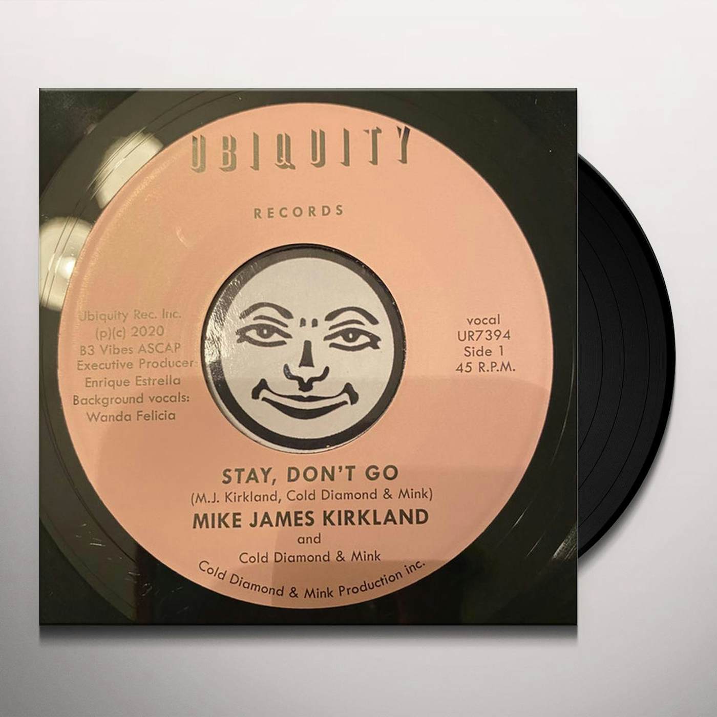 Mike James Kirkland / Cold Diamond / Mink STAY DON'T GO Vinyl Record