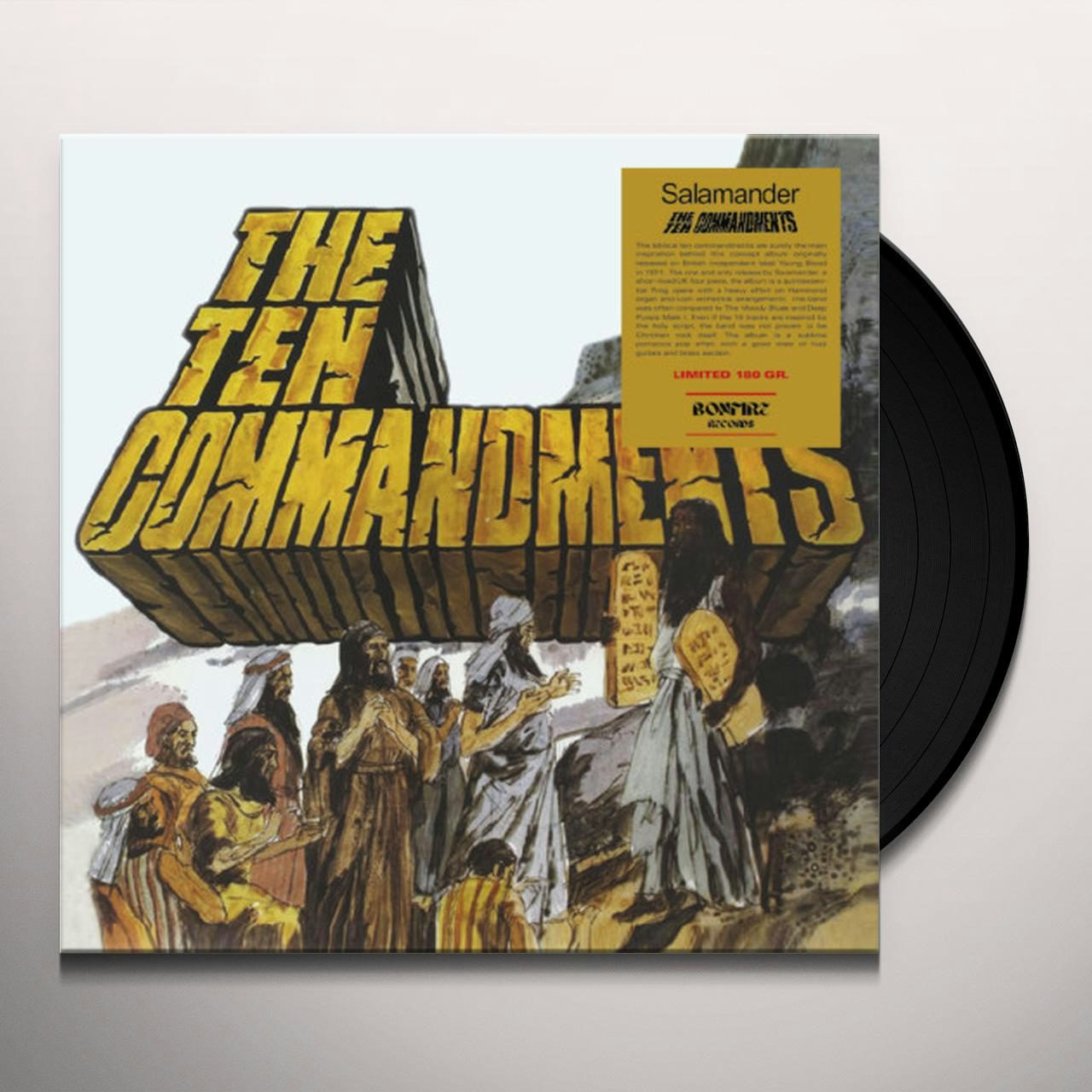 TEN COMMANDMENTS Vinyl Record - Salamander