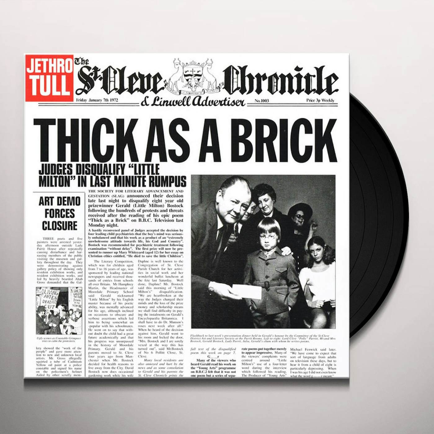 Jethro Tull Thick As A Brick Vinyl Record