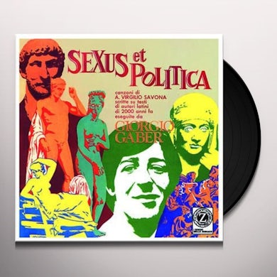Giorgio Gaber SEXUS ET POLITICA Vinyl Record
