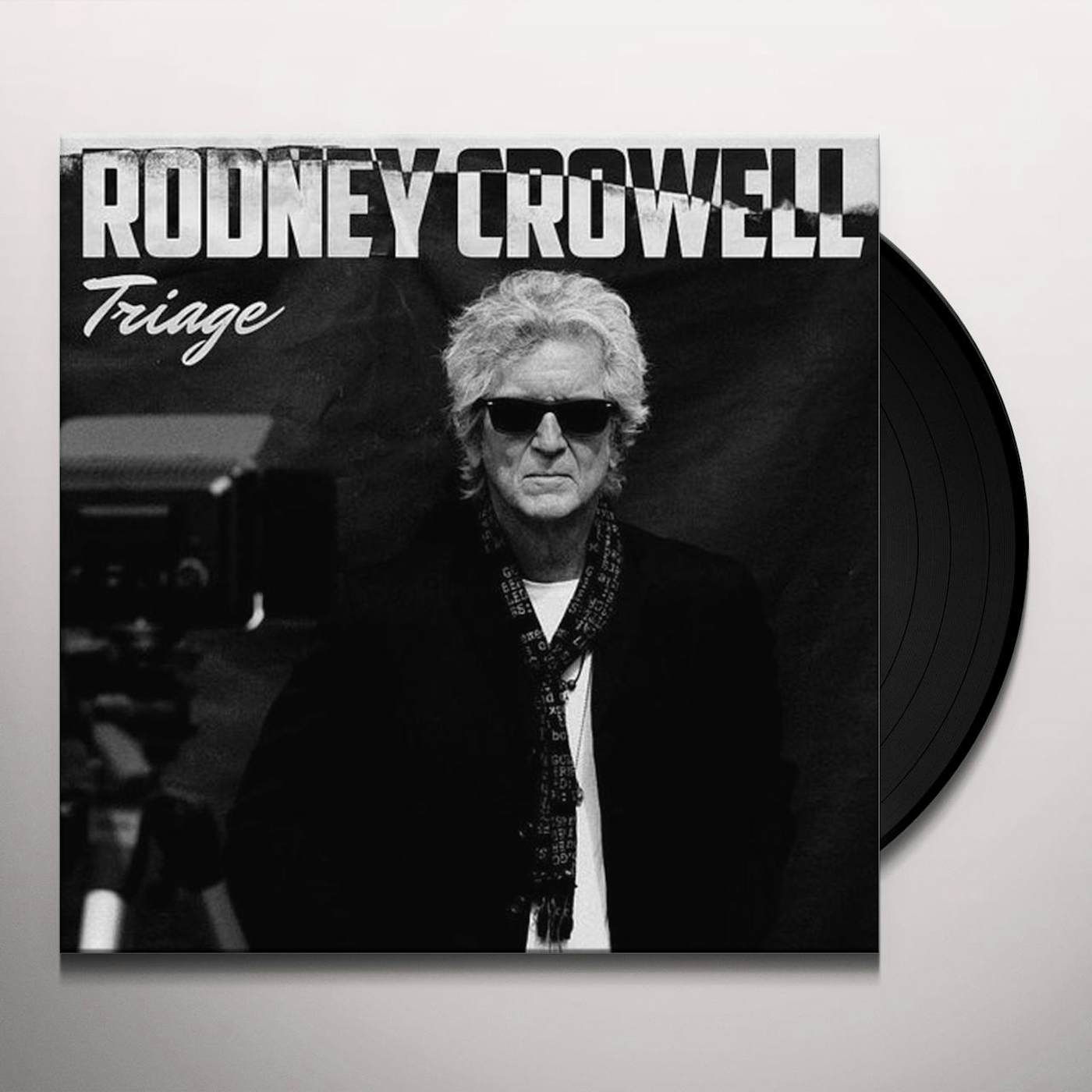 Rodney Crowell TRIAGE (SIGNED COKE BOTTLE CLEAR VINYL) Vinyl Record