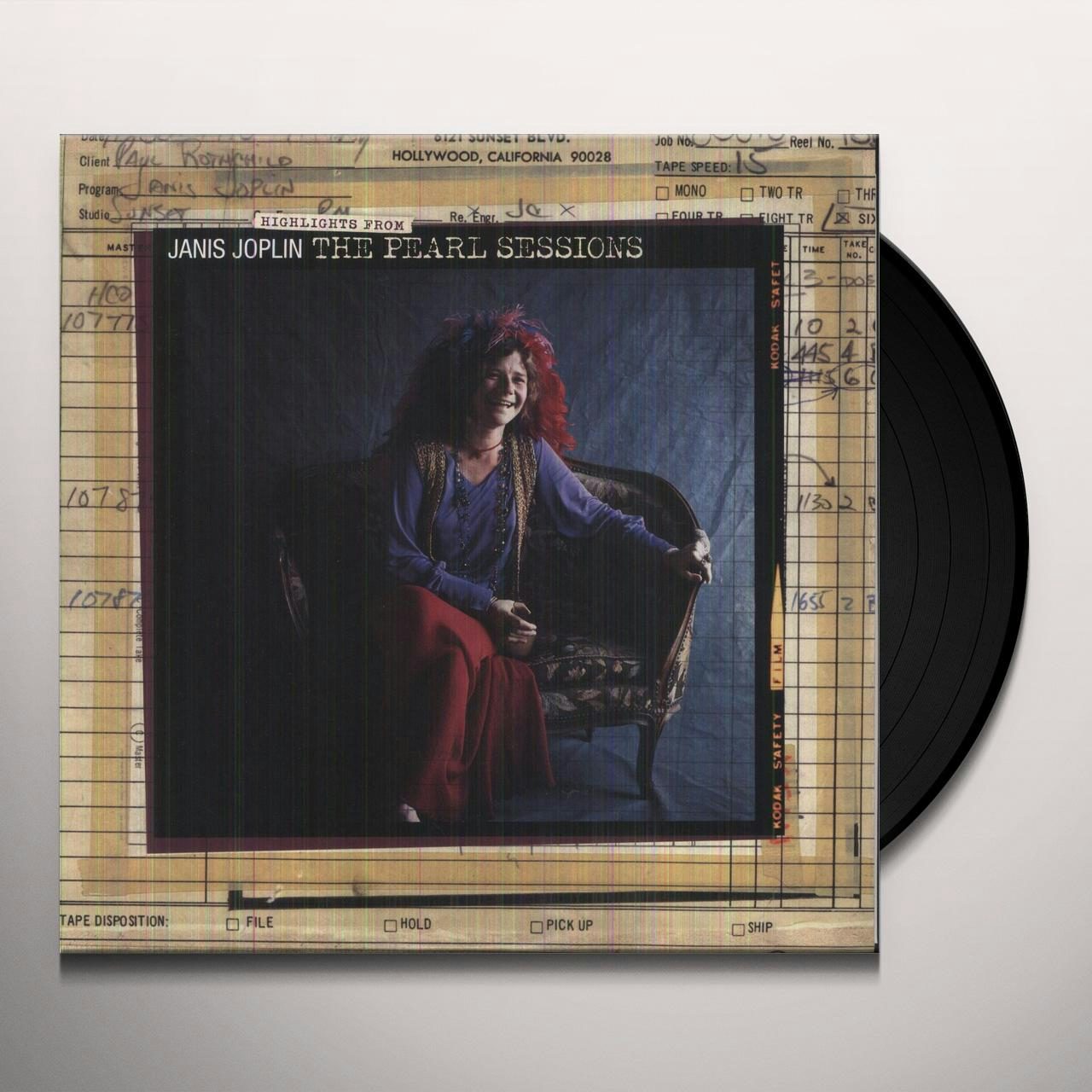 Janis Joplin HIGHLIGHTS FROM THE PEARL SESSIONS Vinyl Record