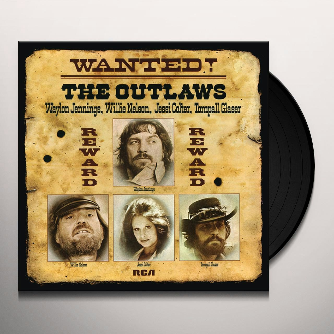 Waylon Jennings / Willie Nelson / Jessi Colter WANTED THE OUTLAWS Vinyl ...