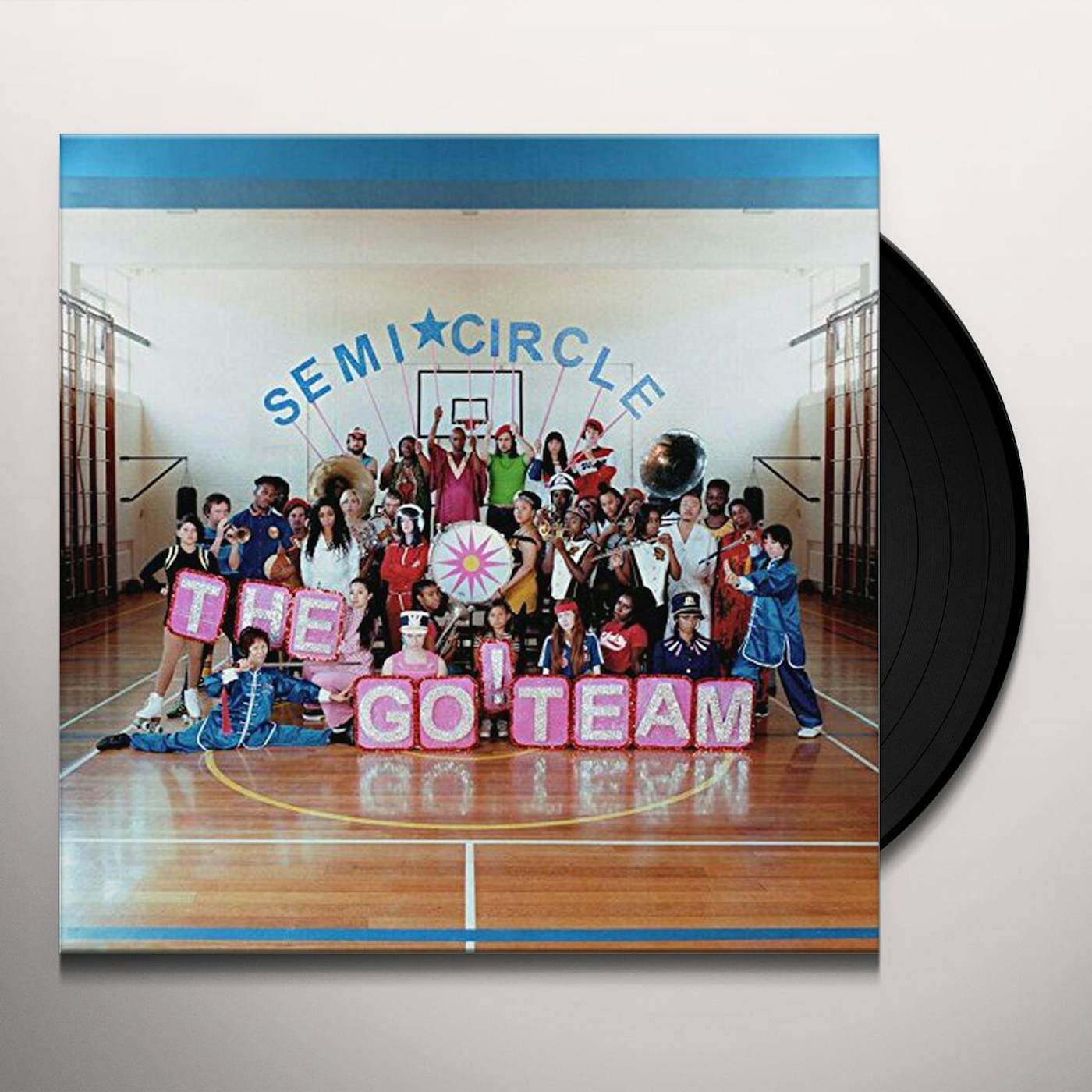 Go Team Go Semicircle Vinyl Record