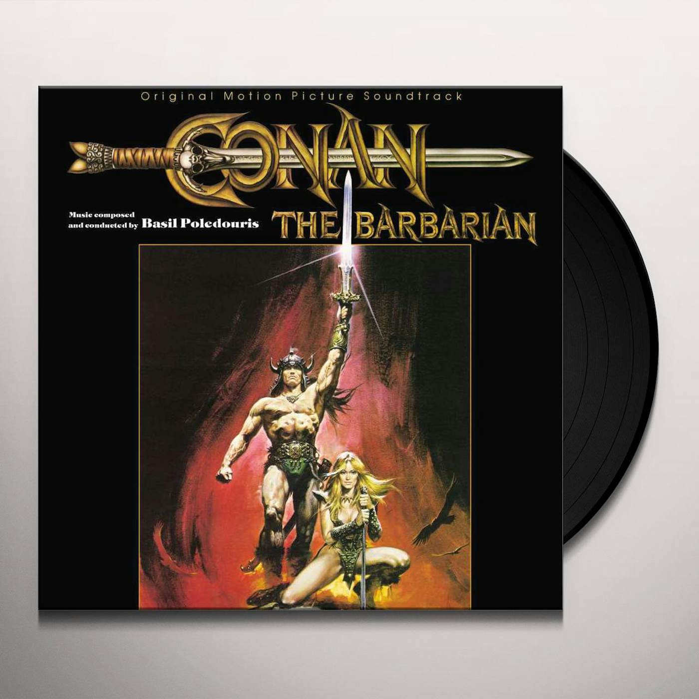 Basil Poledouris CONAN THE BARBARIAN - Original Soundtrack Vinyl Record