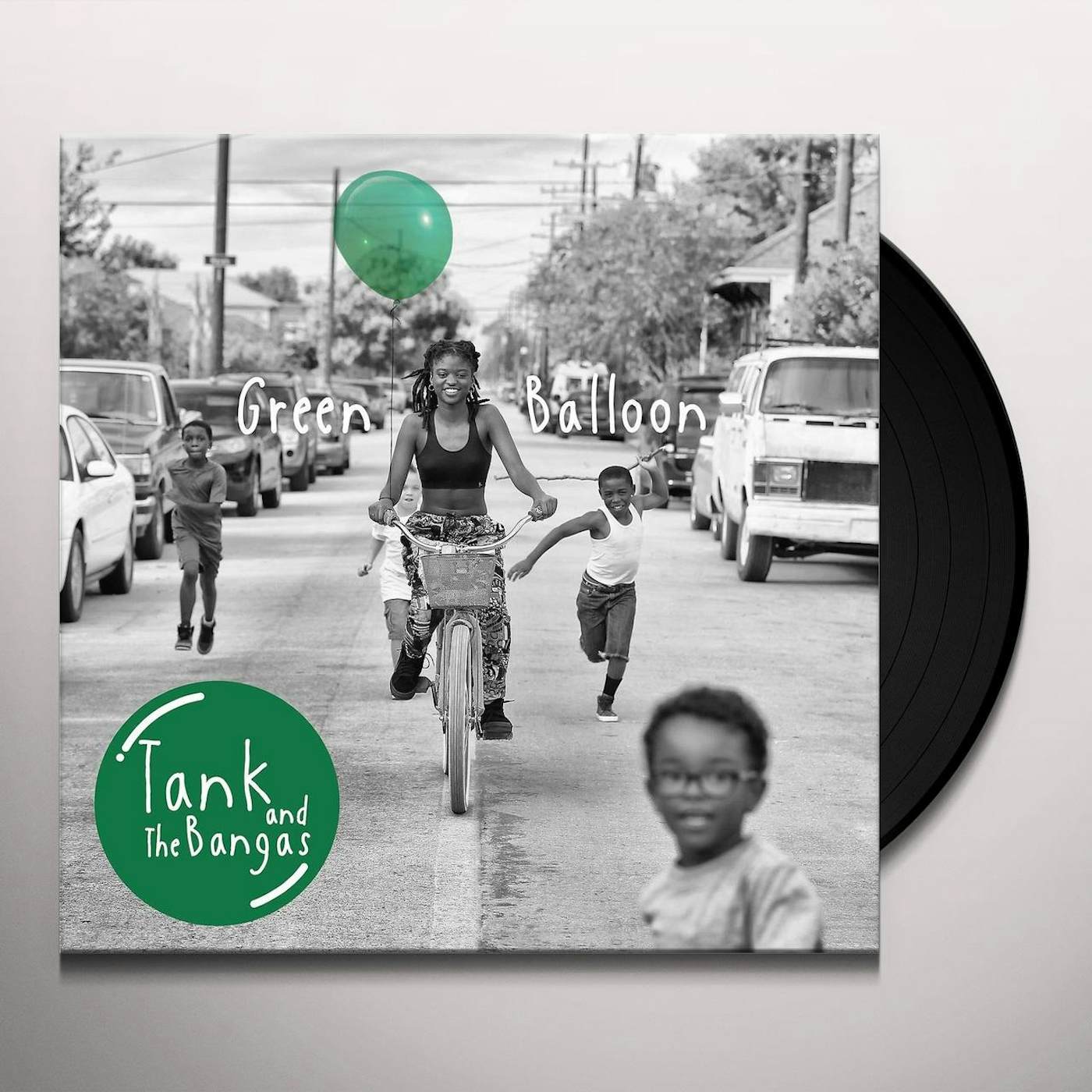 Tank and The Bangas GREEN BALLON Vinyl Record